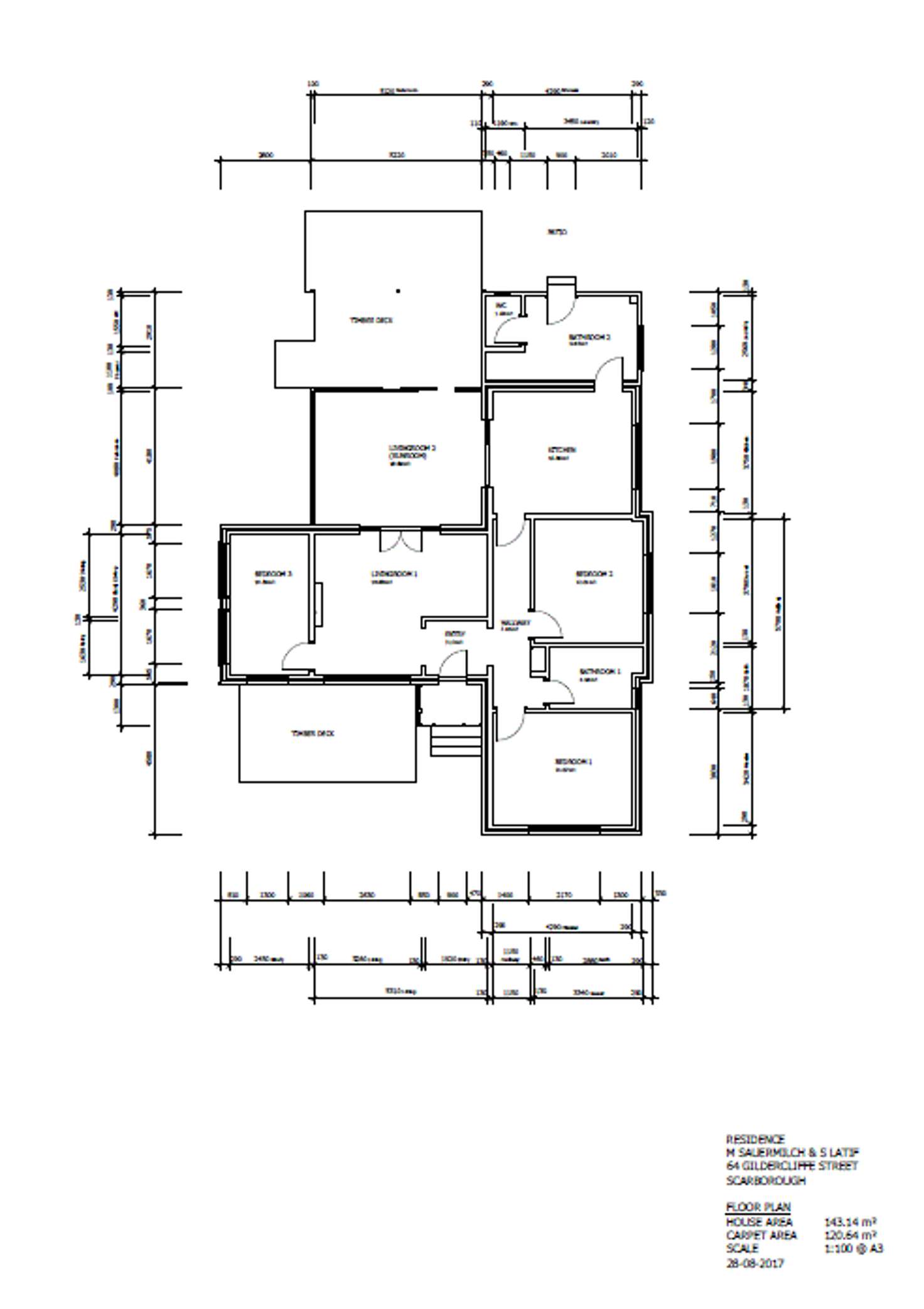 Floorplan of Homely house listing, 64 Gildercliffe Street, Scarborough WA 6019