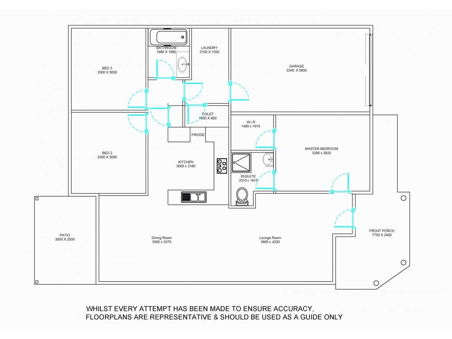 Floorplan of Homely semiDetached listing, 46 Circa Crescent, Albany Creek QLD 4035