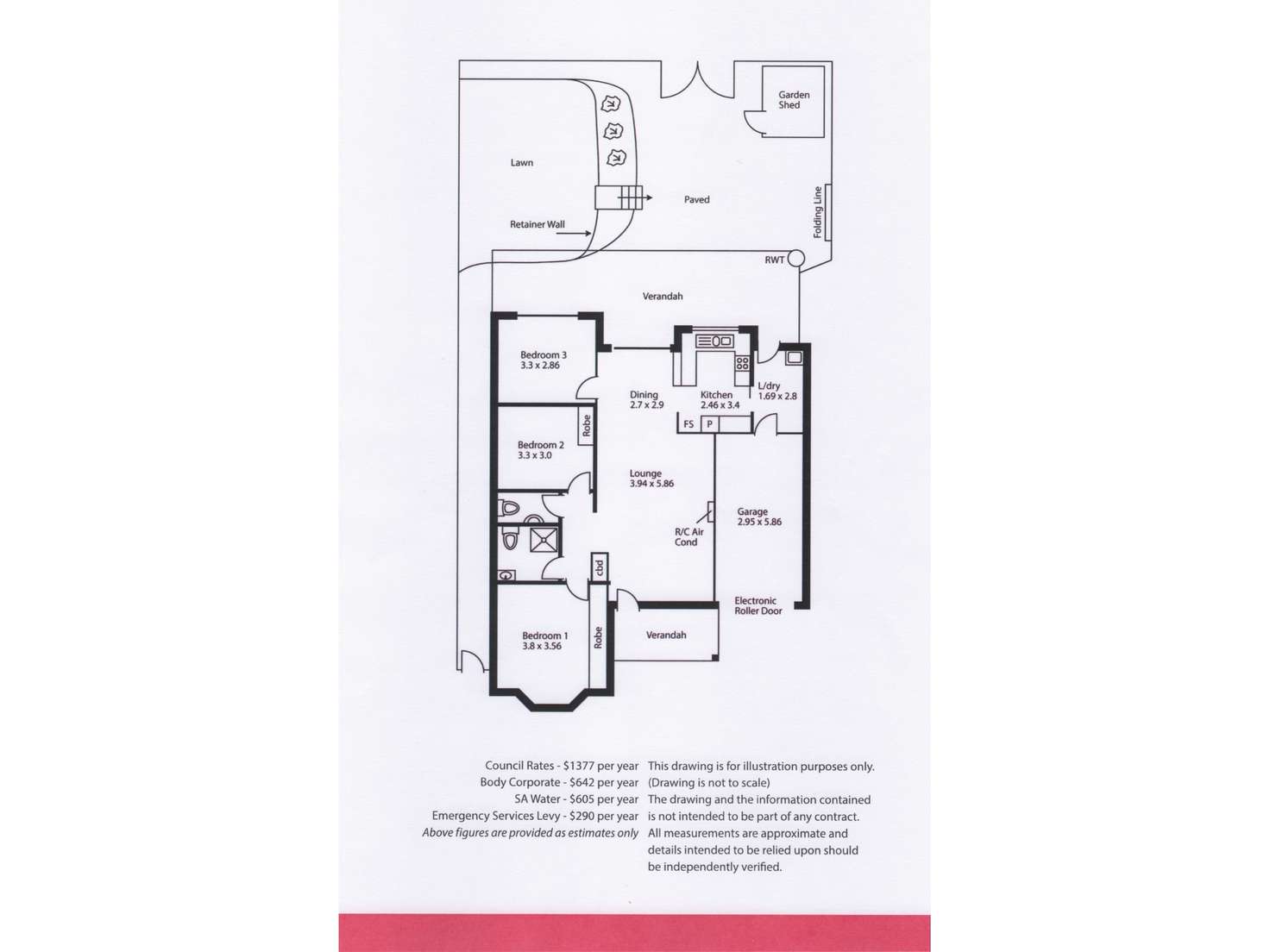 Floorplan of Homely unit listing, 7/164 Hub Drive, Aberfoyle Park SA 5159