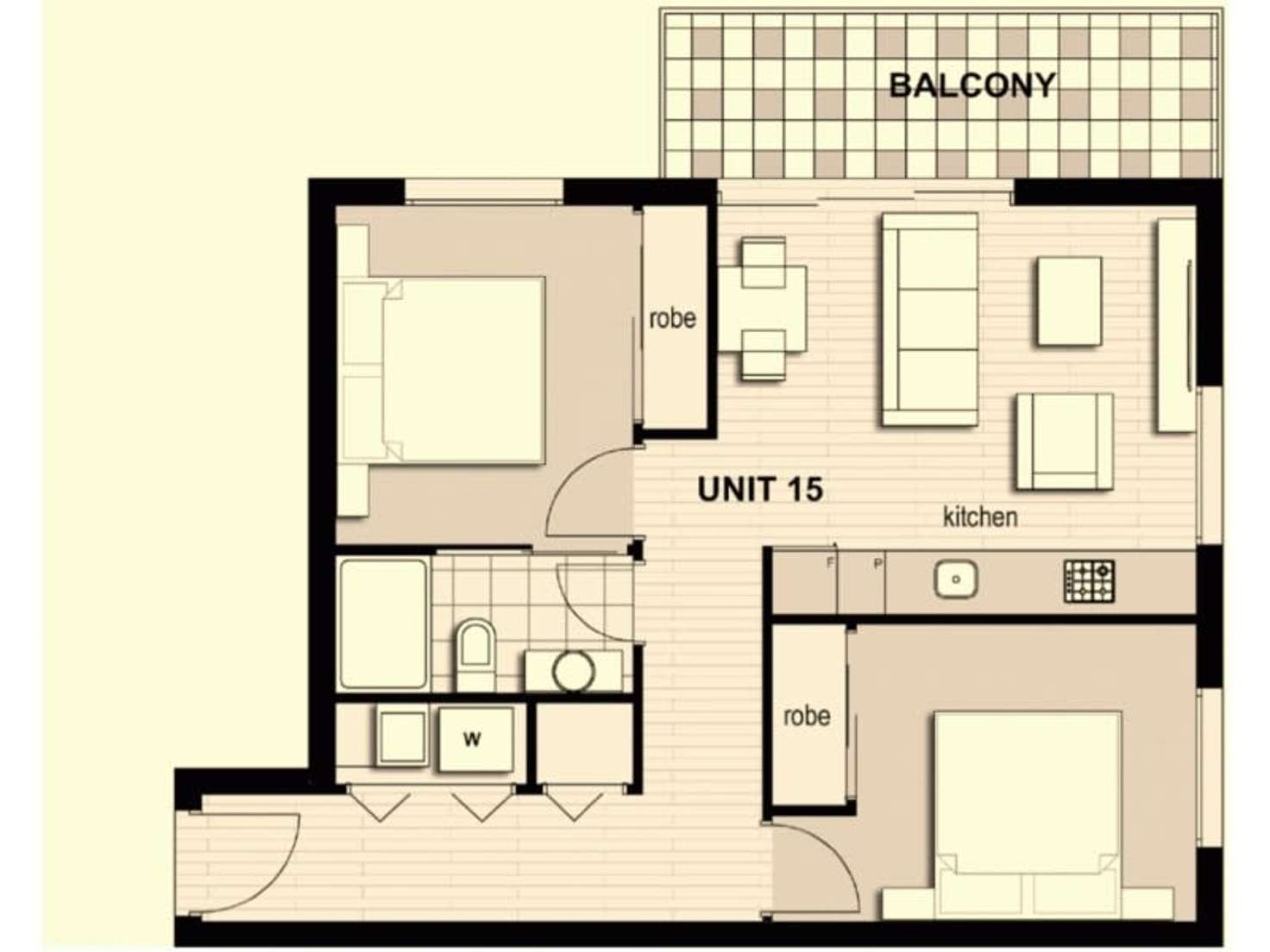 Floorplan of Homely house listing, 109/33 Jersey Parade, Carnegie VIC 3163