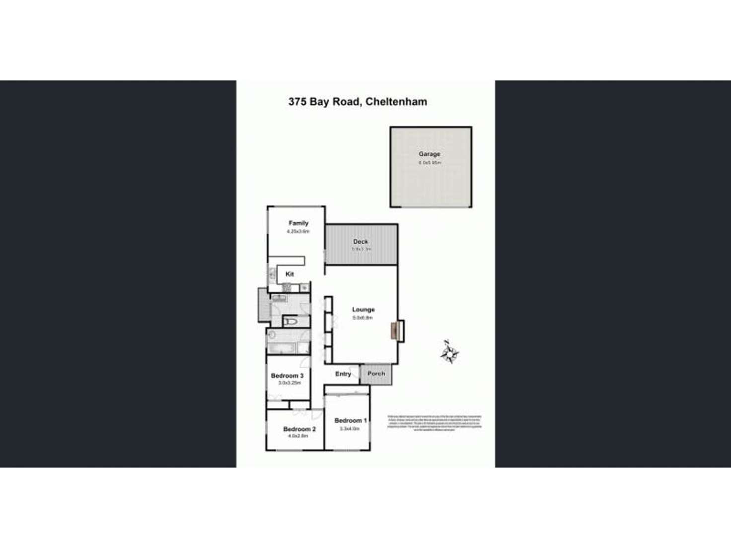 Floorplan of Homely house listing, 375 Bay Road, Cheltenham VIC 3192