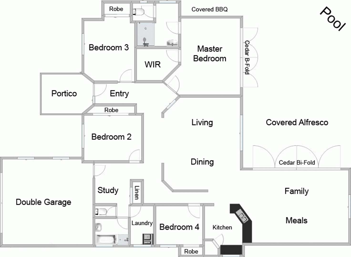 Floorplan of Homely house listing, 42-50 Prosperity Drive, Boyland QLD 4275