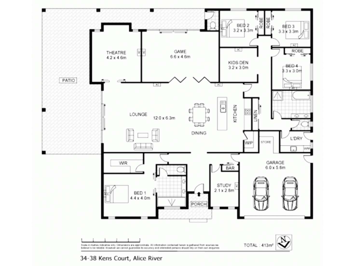 Floorplan of Homely house listing, 34 -38 Kens Court, Alice River QLD 4817