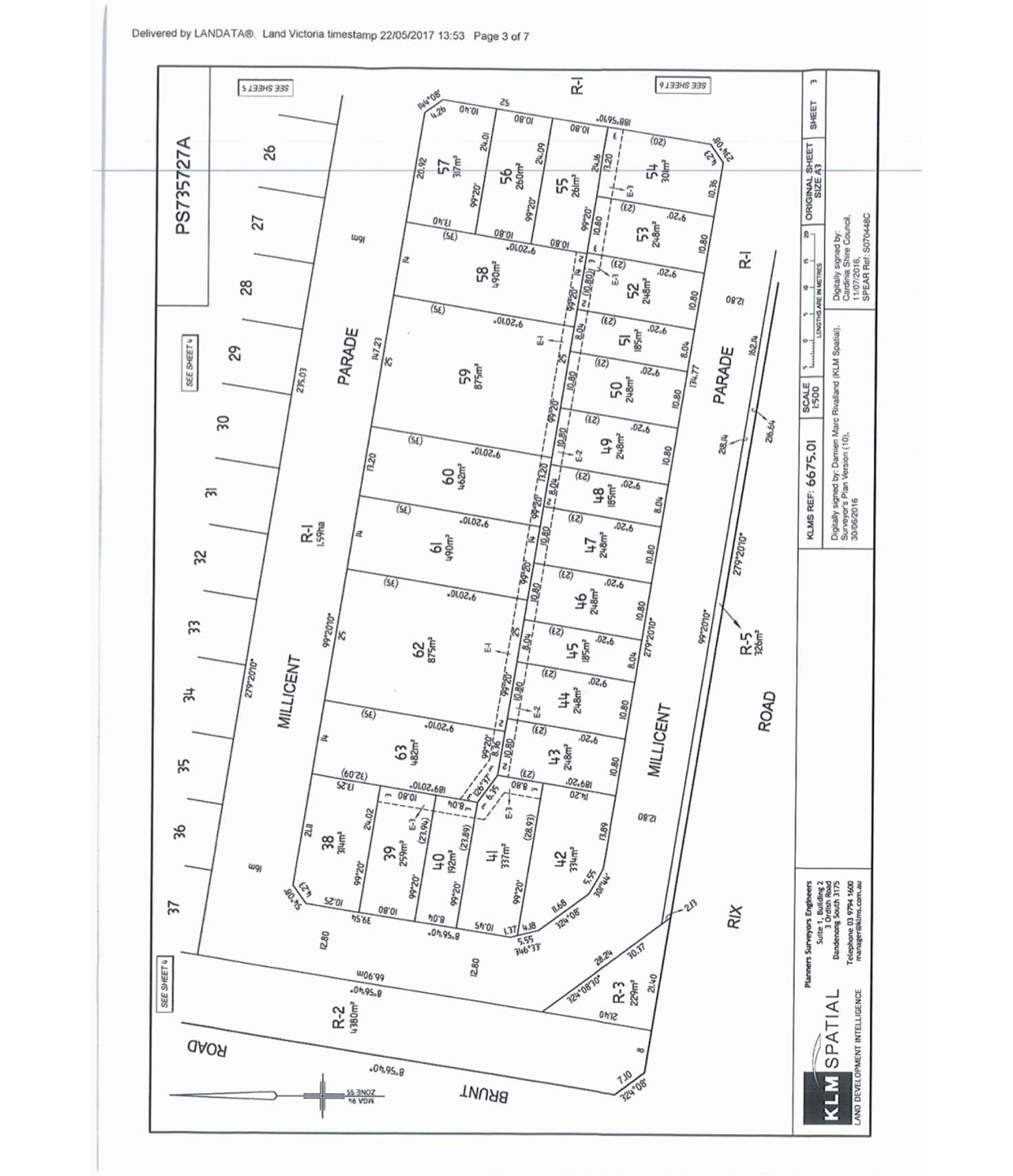 Floorplan of Homely residentialLand listing, 35 Millicent Parade, Officer VIC 3809