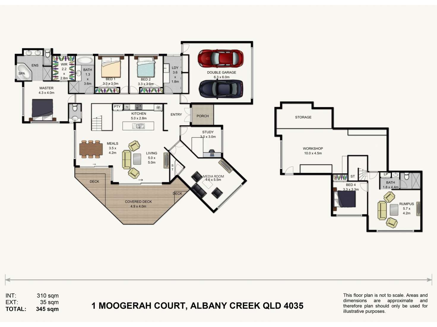 Floorplan of Homely house listing, 1 Moogerah Court, Albany Creek QLD 4035