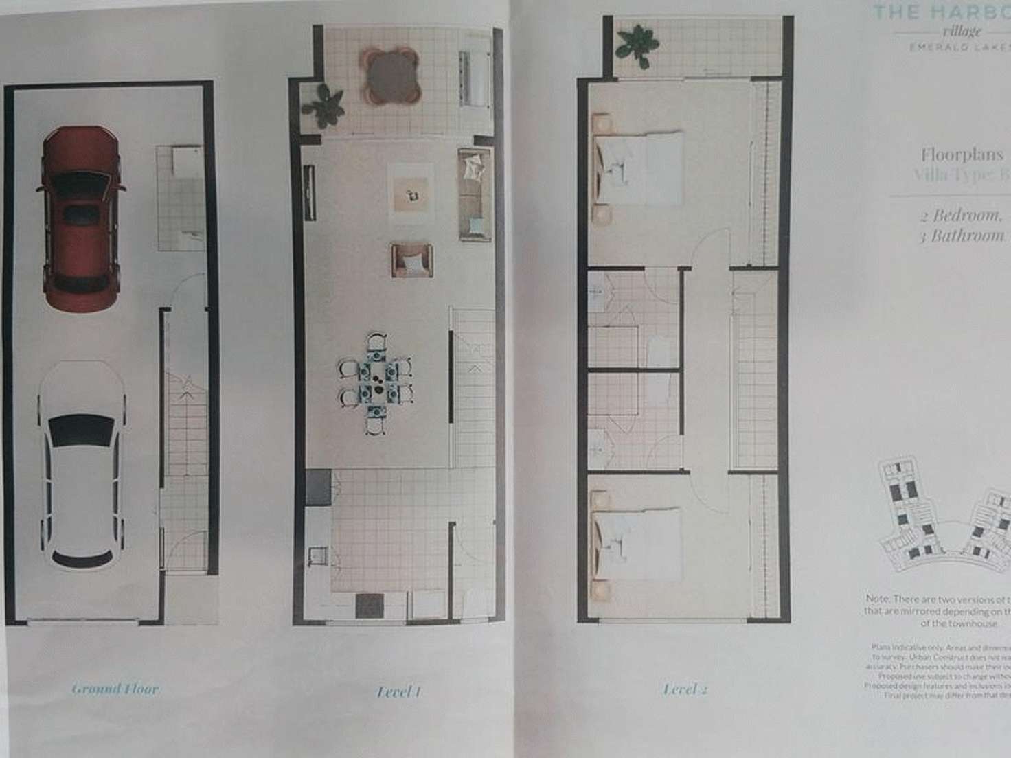 Floorplan of Homely townhouse listing, 3/3028 The Boulevard, Carrara QLD 4211