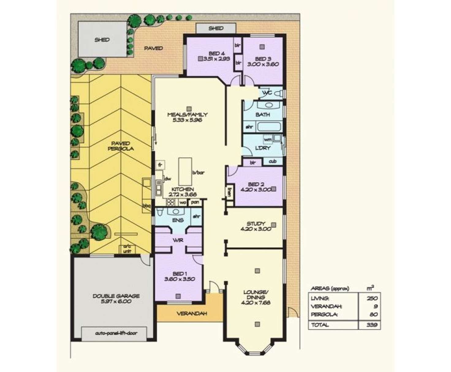Floorplan of Homely house listing, 3 Hillstowe Mews, Northgate SA 5085