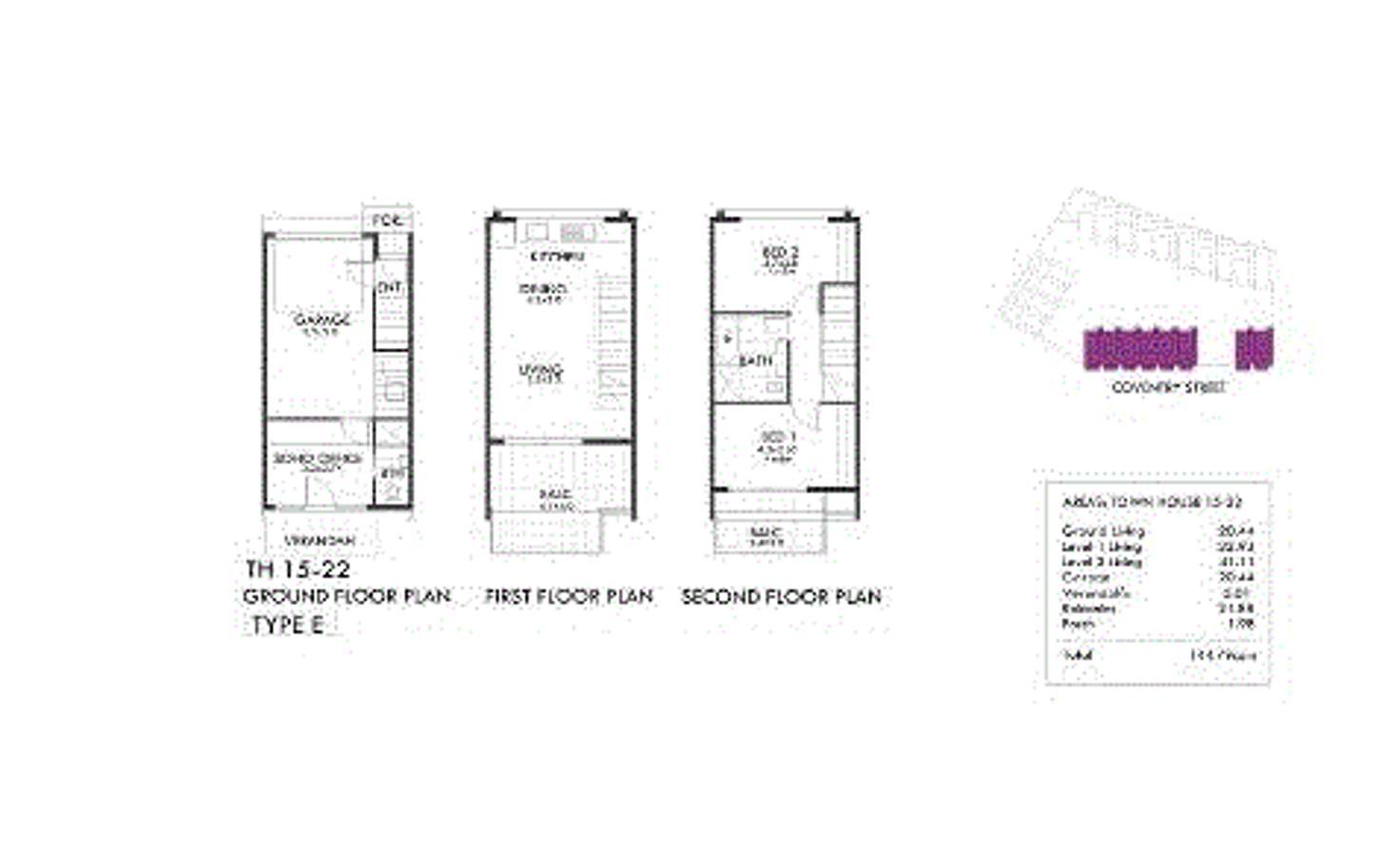 Floorplan of Homely townhouse listing, 20/5 Coventry Street, Mawson Lakes SA 5095