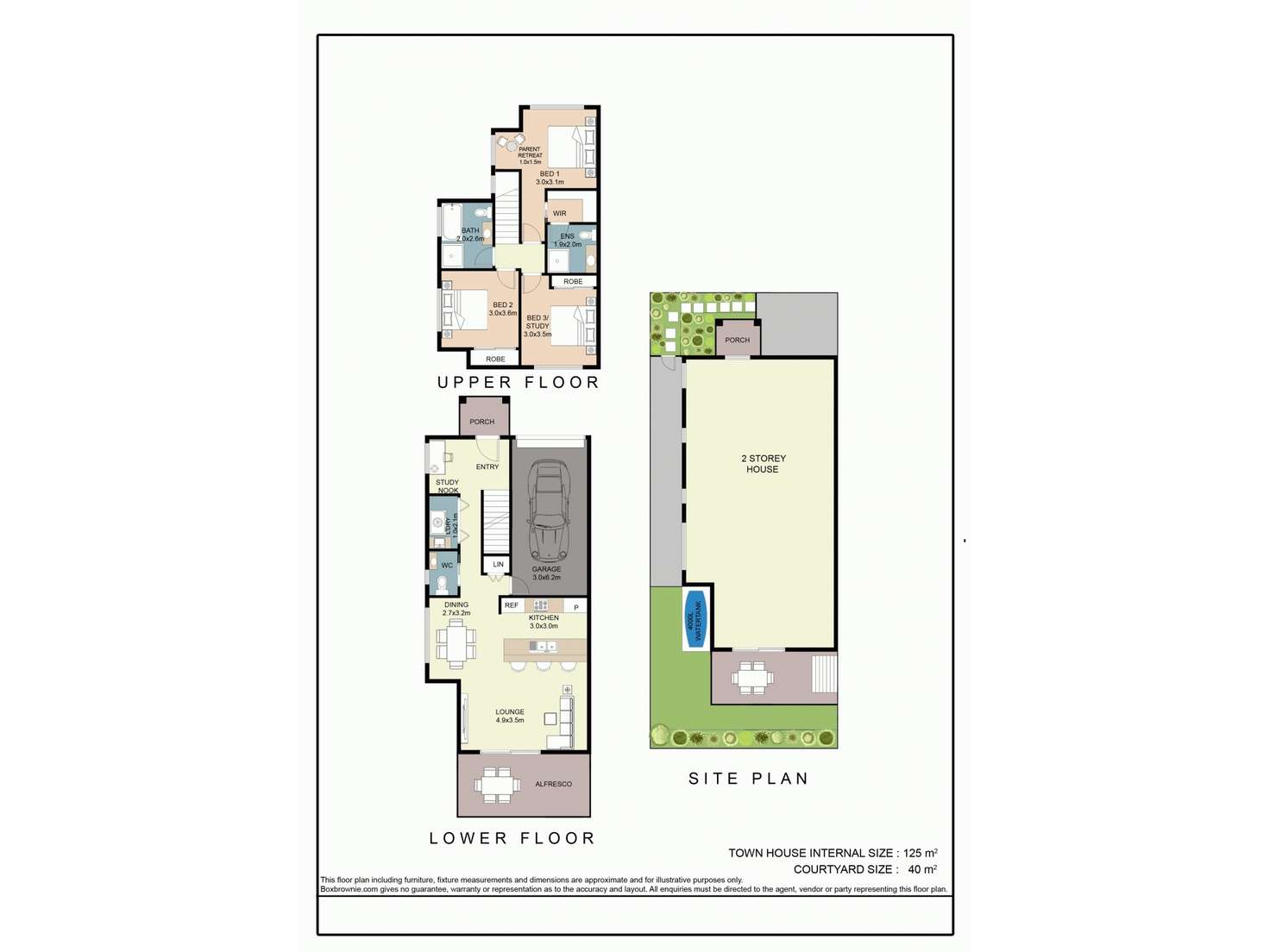 Floorplan of Homely townhouse listing, 4/130 Charlestown Road, Kotara NSW 2289