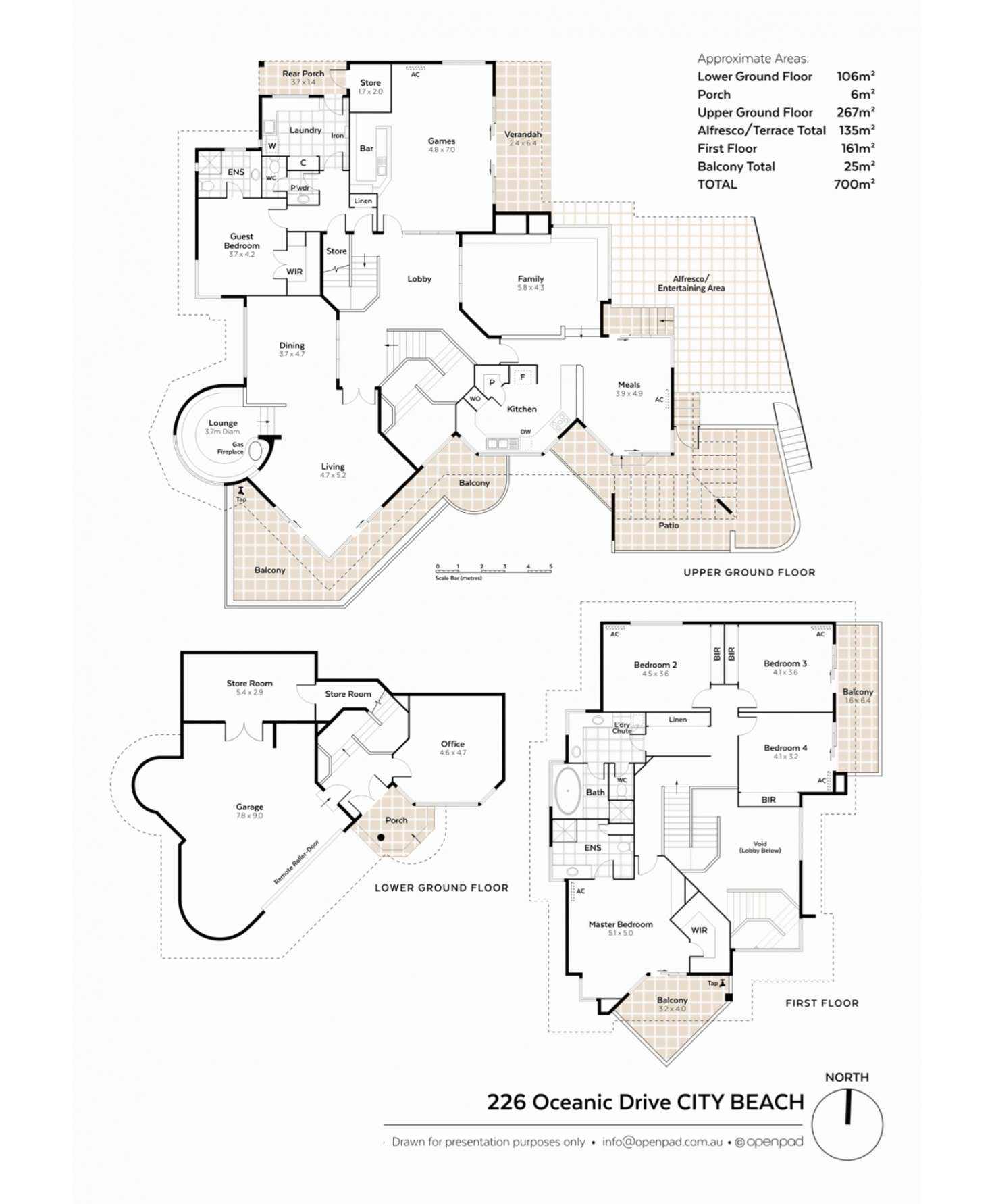 Floorplan of Homely house listing, 226 Oceanic Drive, City Beach WA 6015