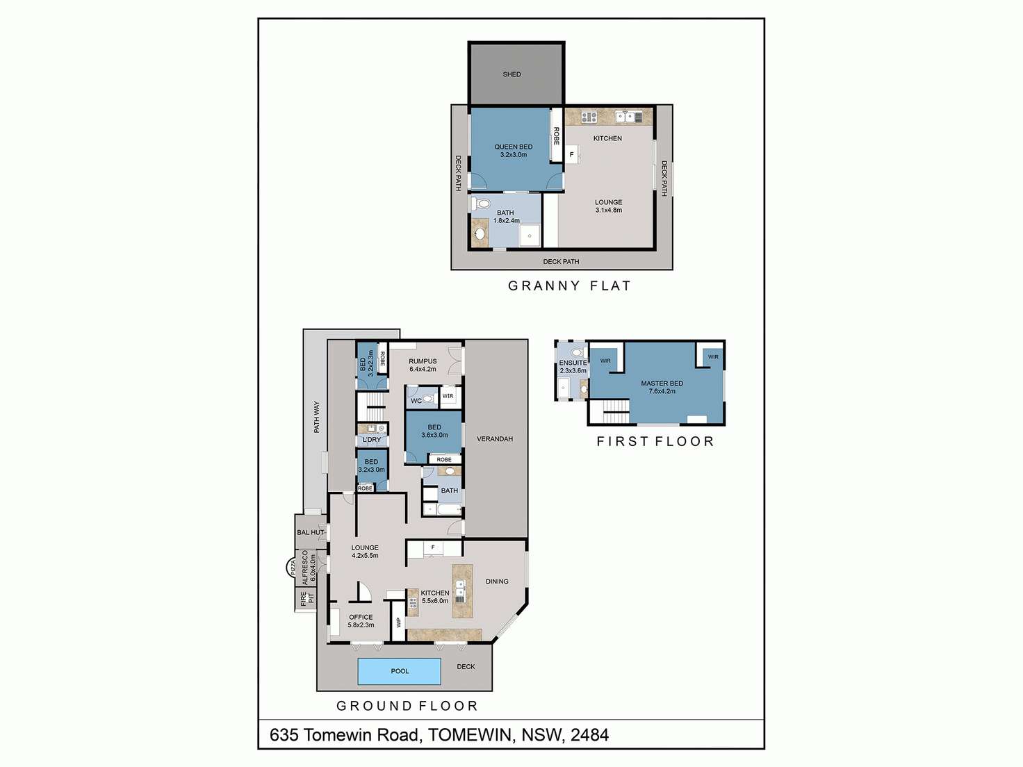 Floorplan of Homely ruralOther listing, 635 Tomewin Road, Tomewin NSW 2484