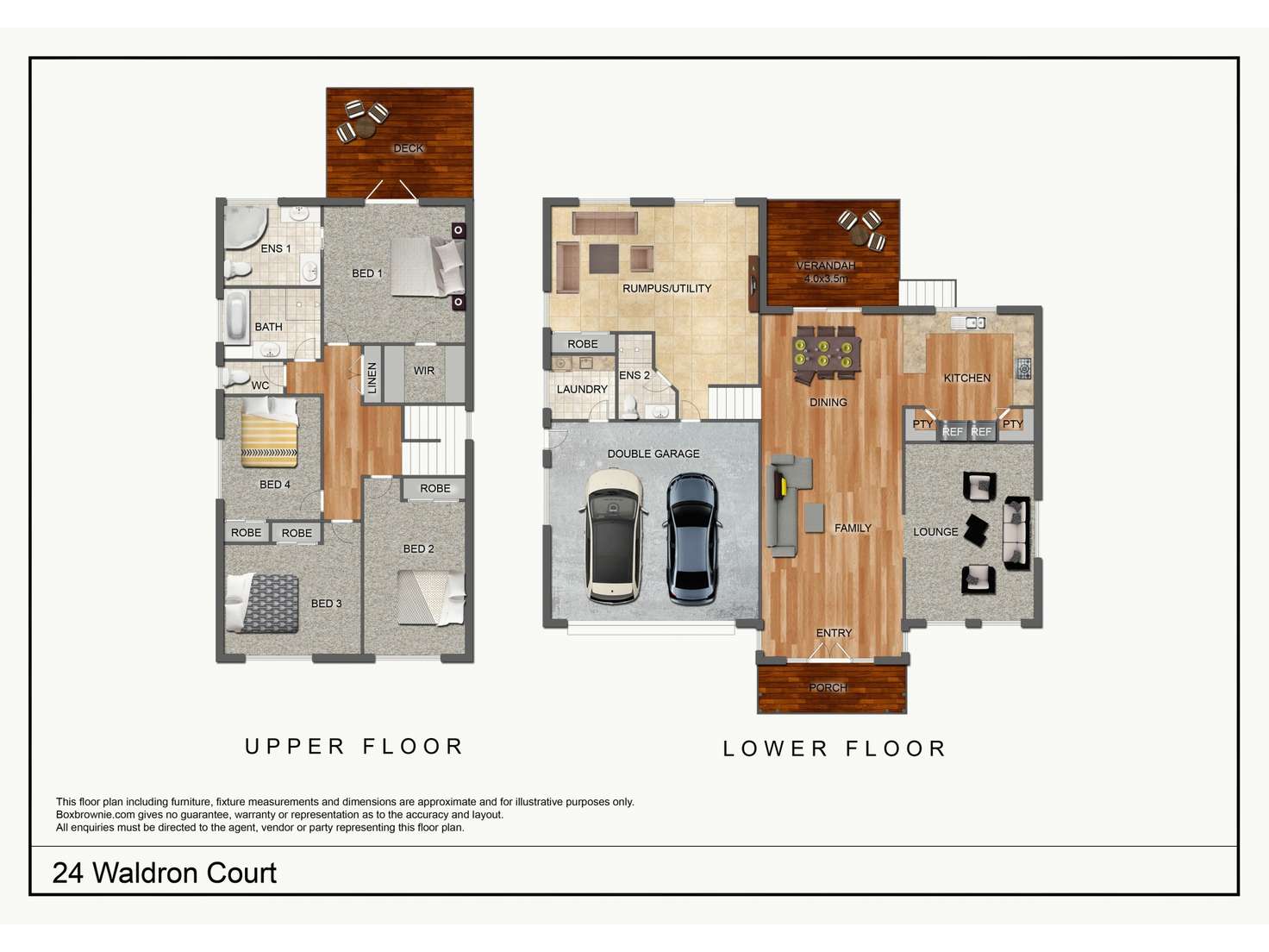 Floorplan of Homely house listing, 24 Waldron Court, Wamuran QLD 4512