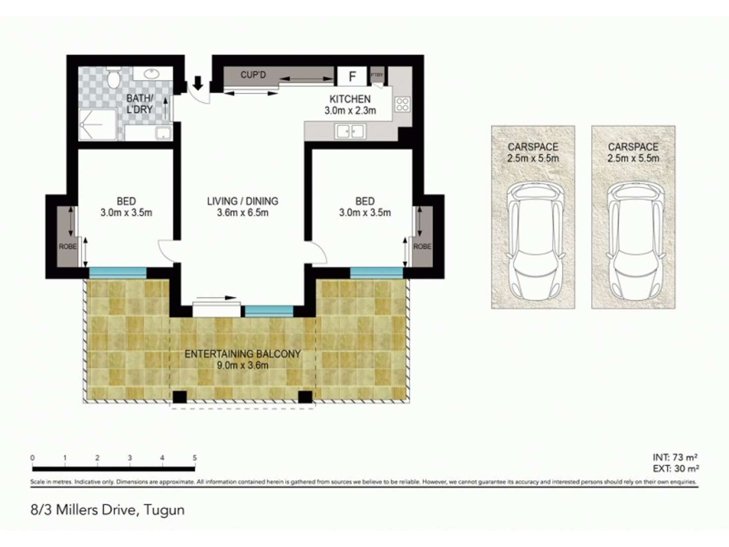 Floorplan of Homely apartment listing, 8/3 Millers Drive, Tugun QLD 4224