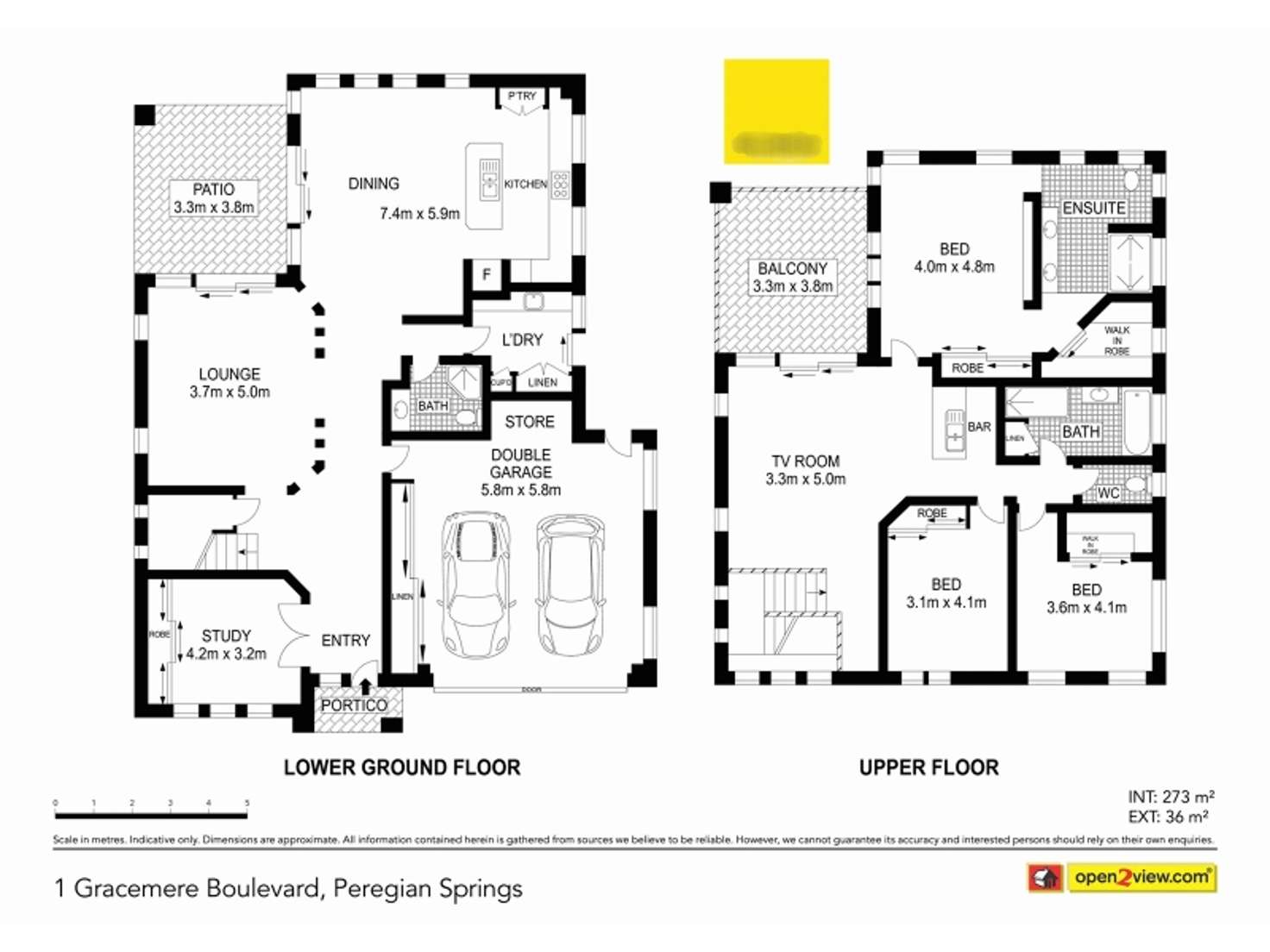 Floorplan of Homely house listing, 1 Gracemere Blvd, Peregian Springs QLD 4573