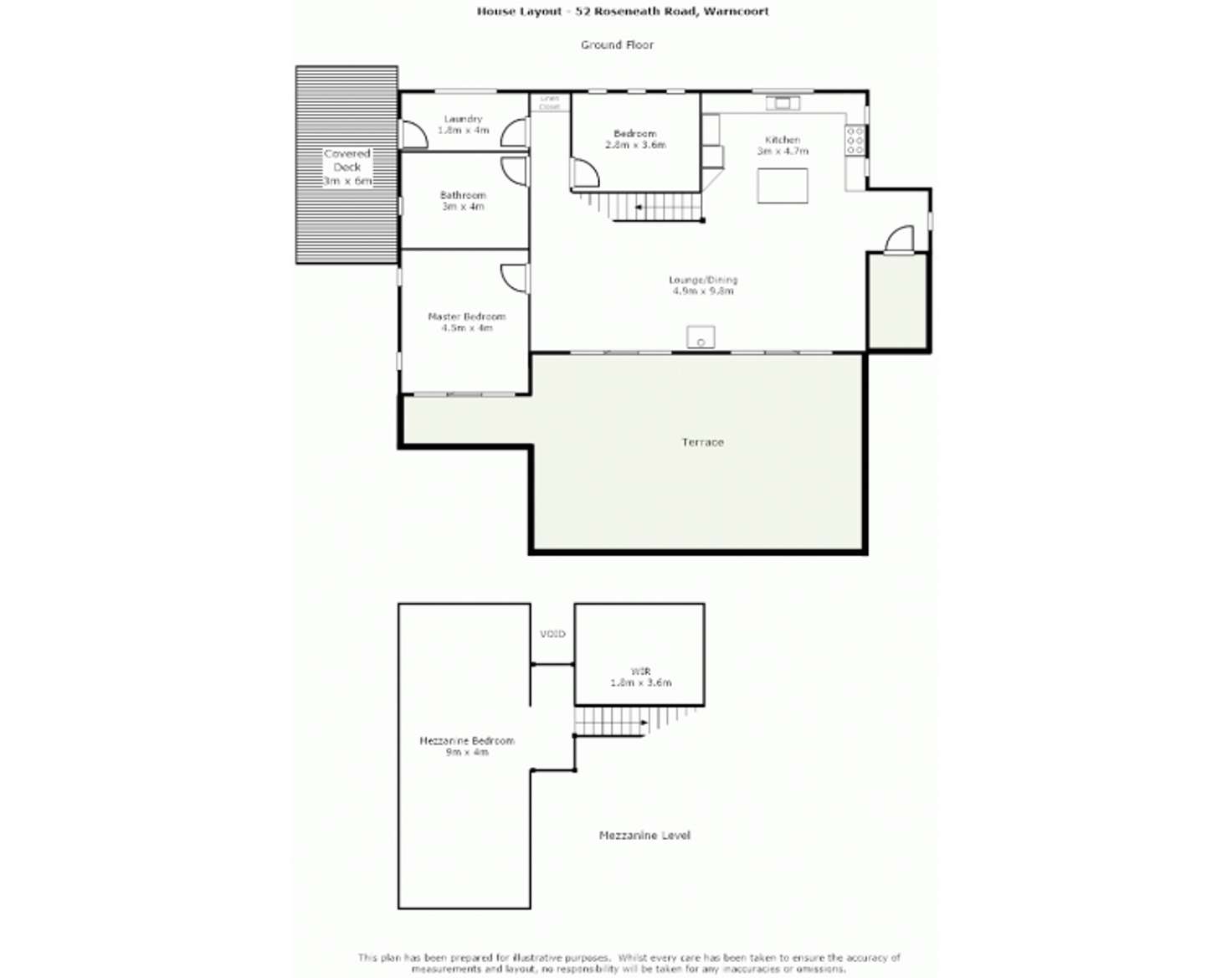 Floorplan of Homely ruralOther listing, 52 Roseneath Road, Warncoort VIC 3243