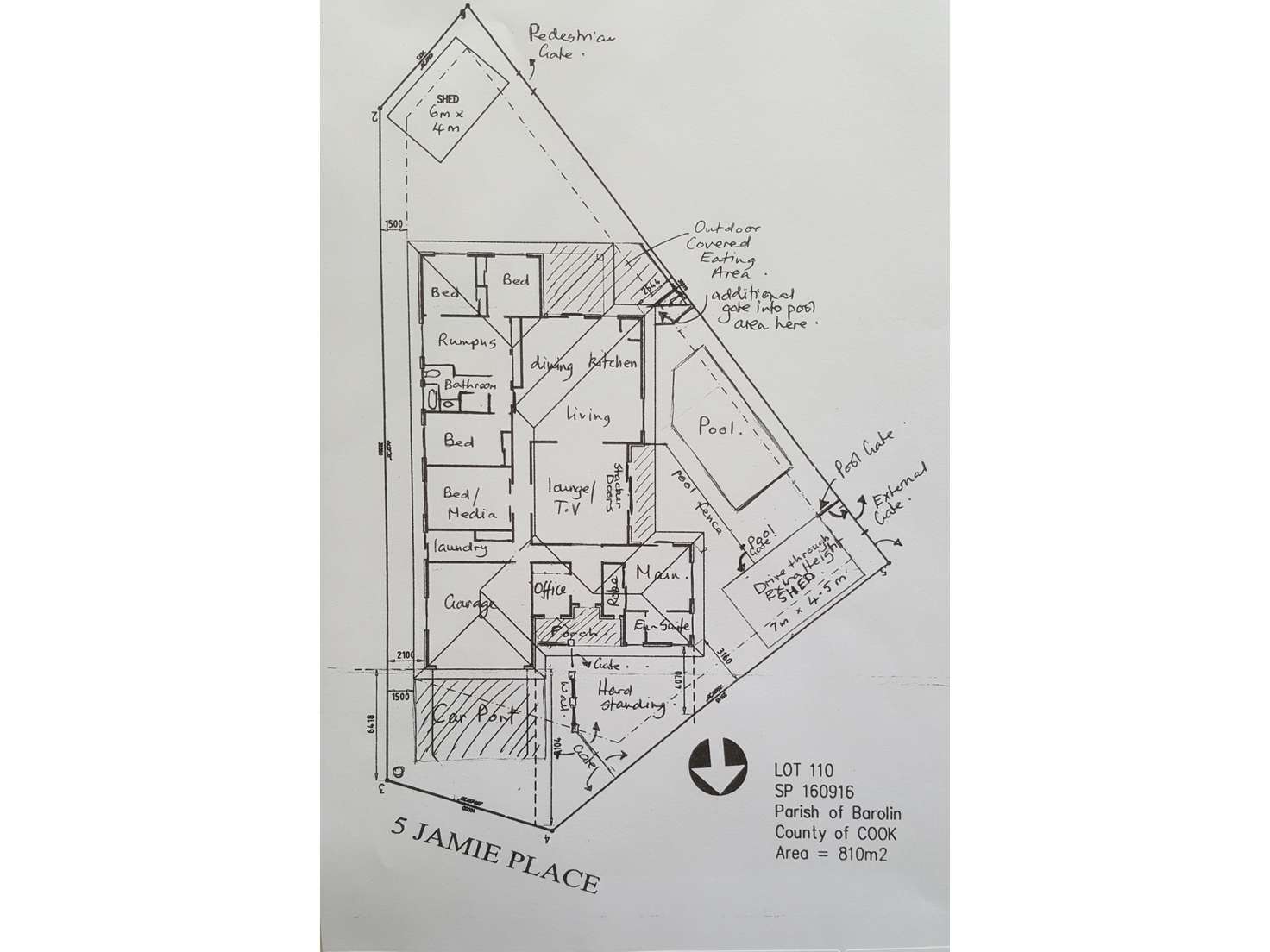 Floorplan of Homely house listing, 5 Jamie Place, Bargara QLD 4670