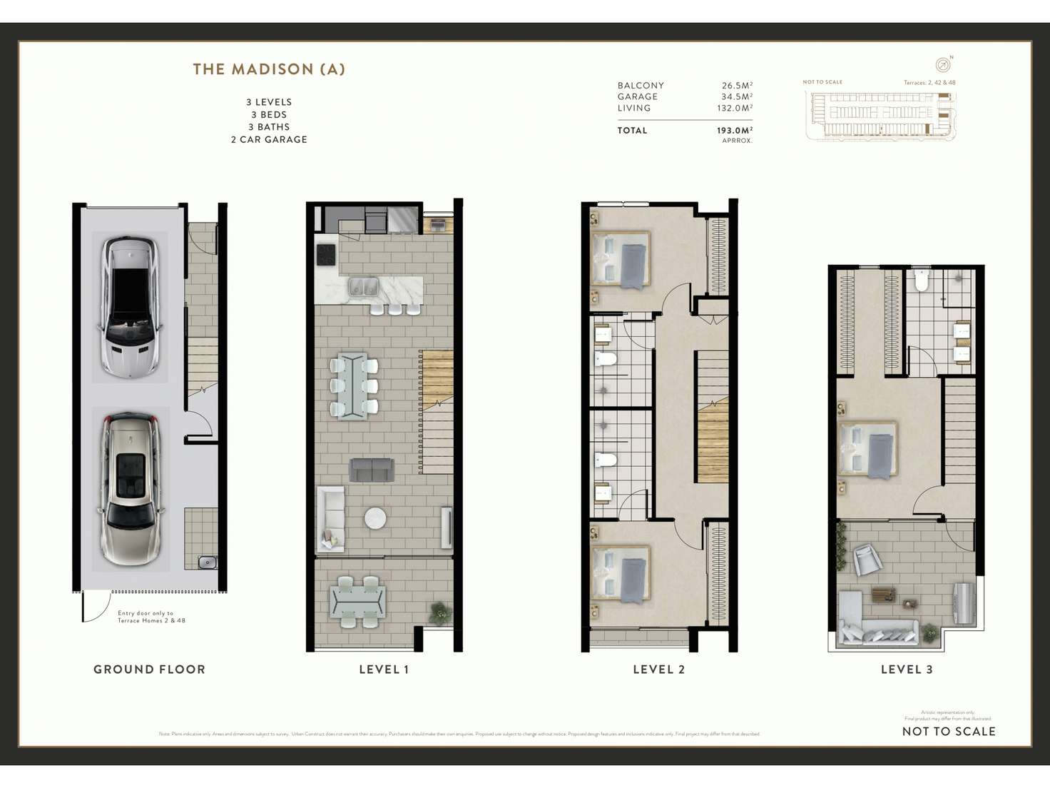 Floorplan of Homely townhouse listing, 34/24 Kurilpa Street, West End QLD 4101