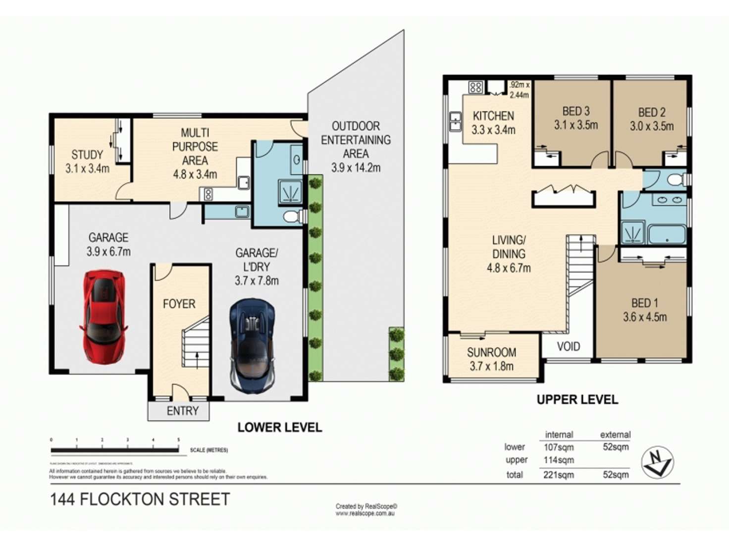 Floorplan of Homely house listing, 144 Flockton Street, Everton Park QLD 4053