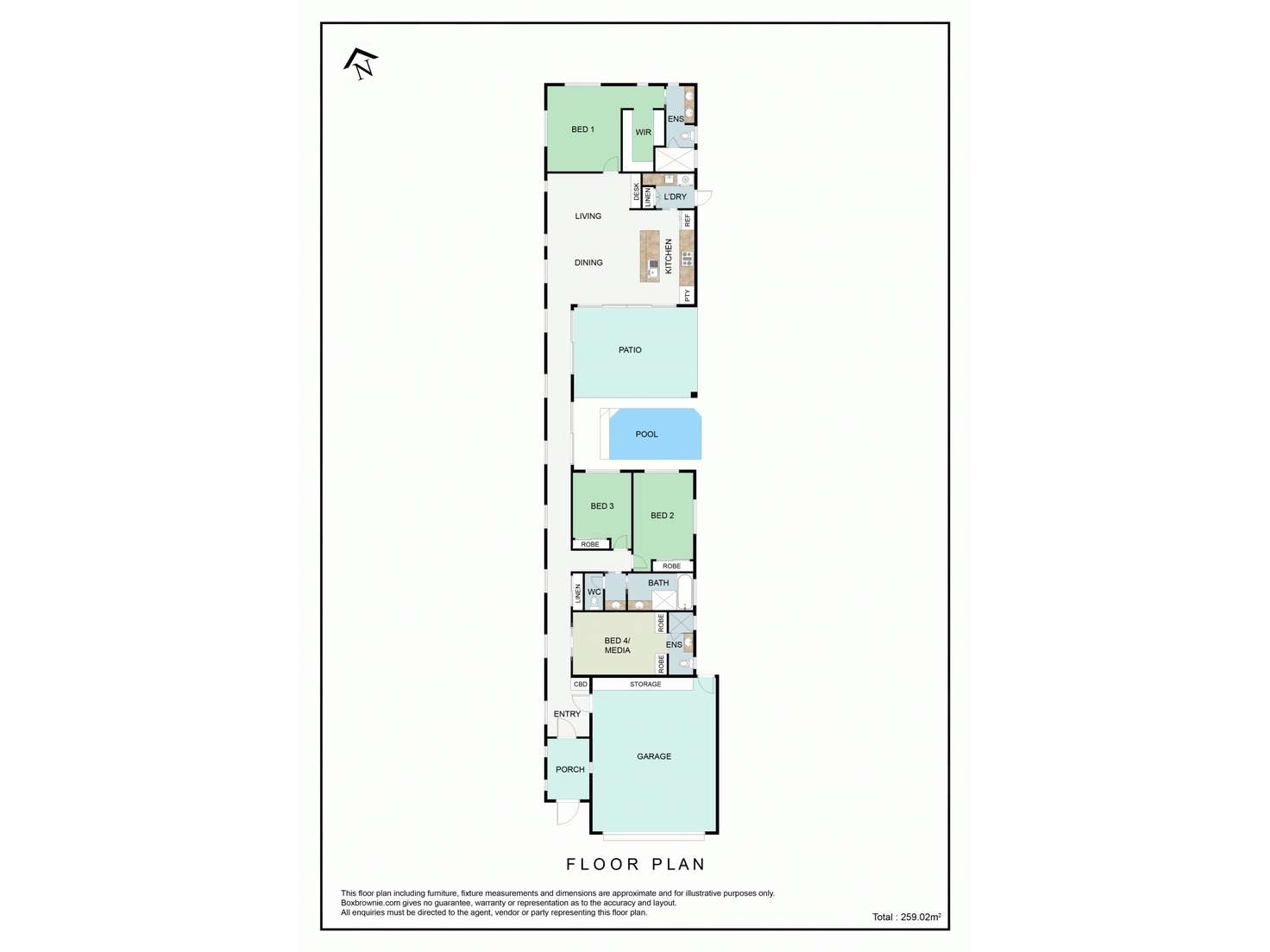 Floorplan of Homely house listing, 14 Pembroke Street, Parramatta Park QLD 4870