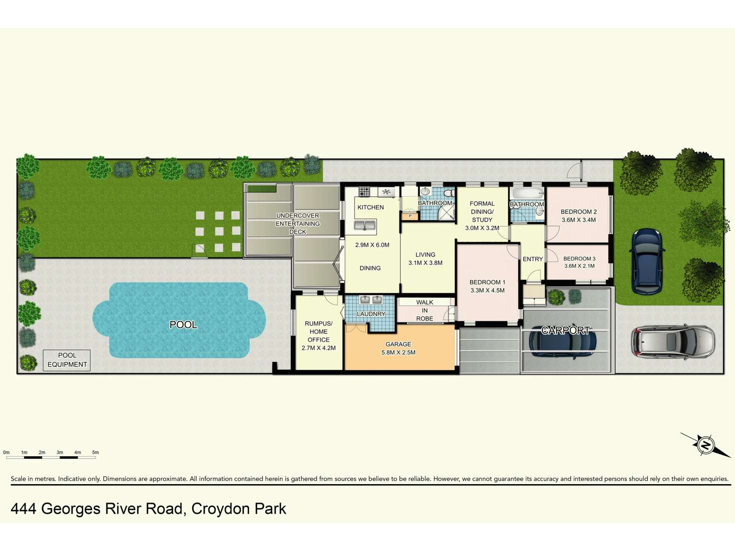 Floorplan of Homely house listing, 444 Georges River Road, Croydon Park NSW 2133