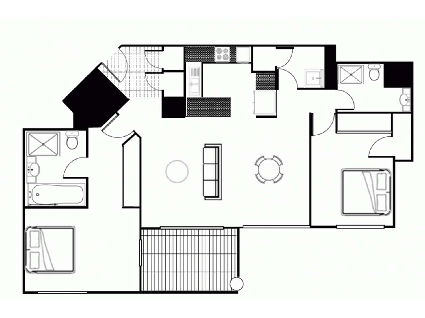 Floorplan of Homely unit listing, 180/1 Katherine Street, Chatswood NSW 2067