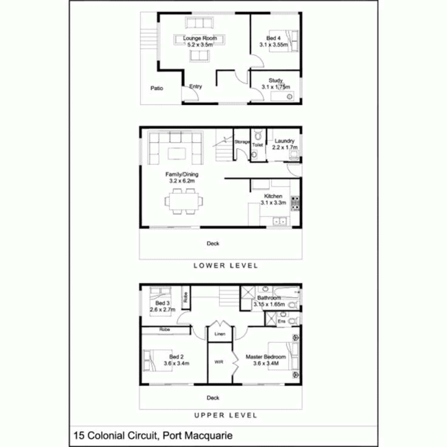 Floorplan of Homely house listing, 15 Colonial Circuit, Port Macquarie NSW 2444