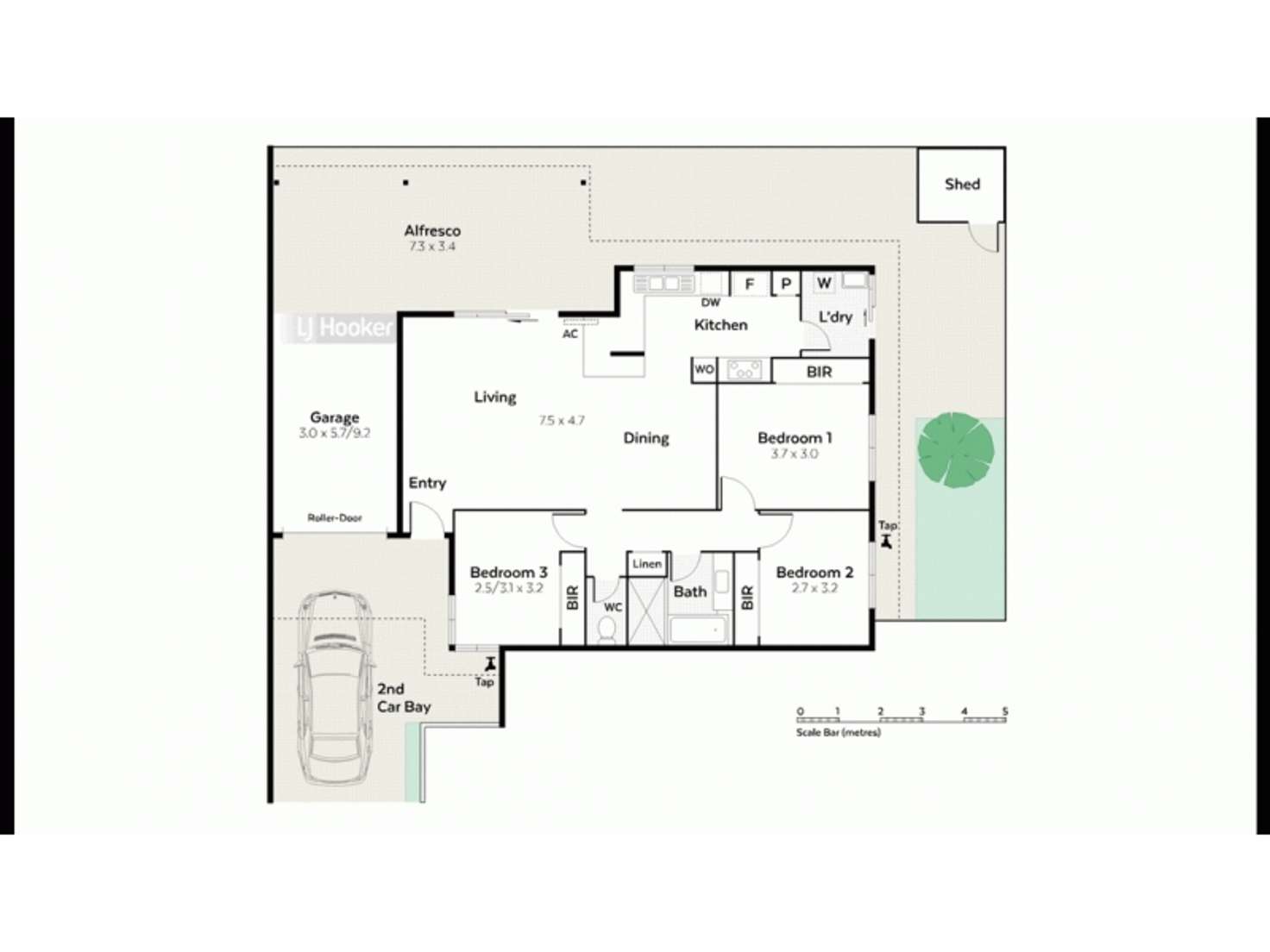 Floorplan of Homely unit listing, 11/7 Lovett Place, Noranda WA 6062