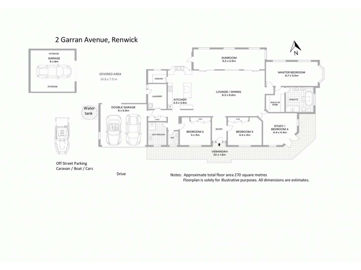 Floorplan of Homely house listing, 2 Garran Avenue, Renwick NSW 2575