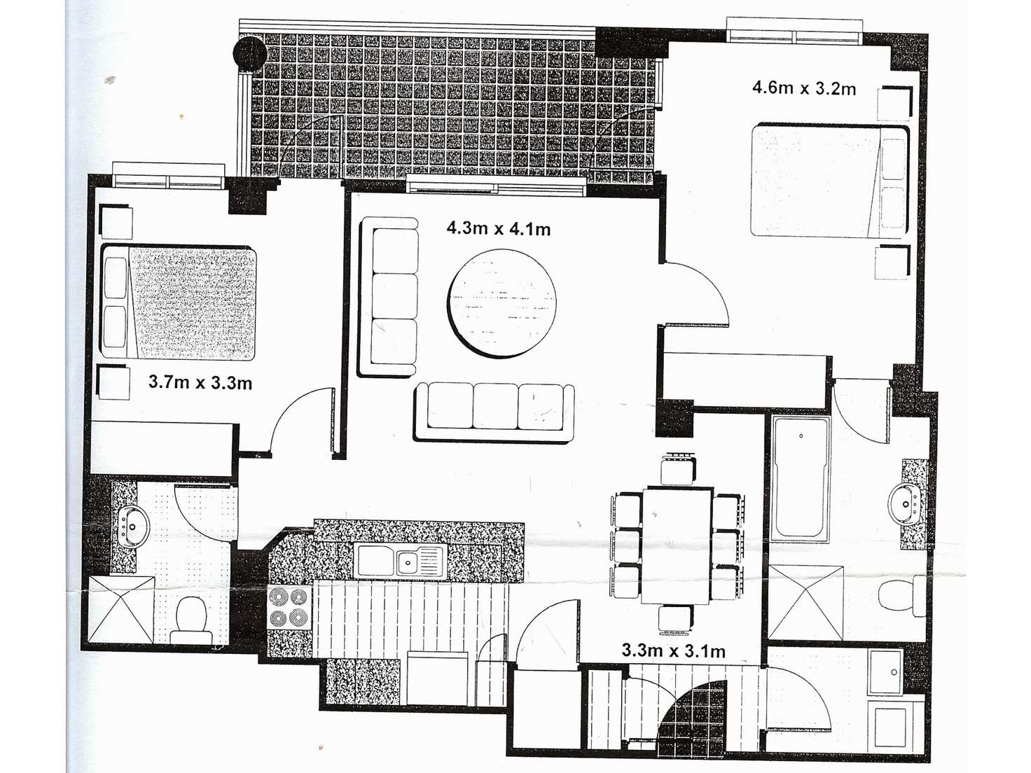 Floorplan of Homely unit listing, 175/1 Katherine Street, Chatswood NSW 2067