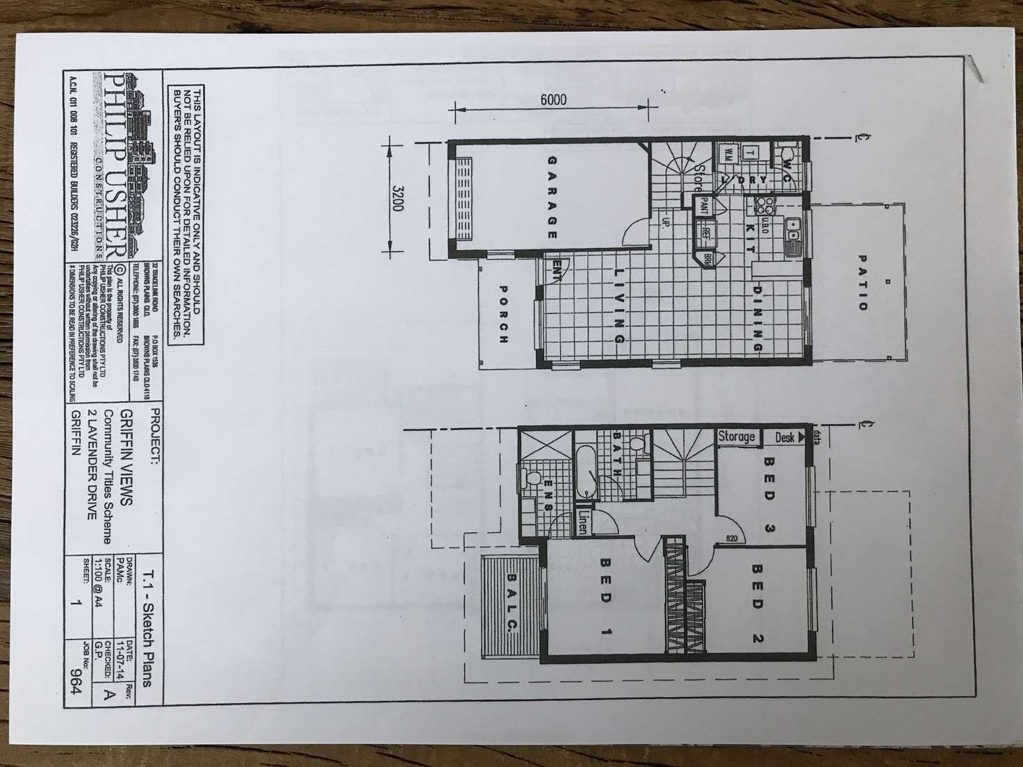 Floorplan of Homely townhouse listing, 18/2 Lavender Drive, Griffin QLD 4503