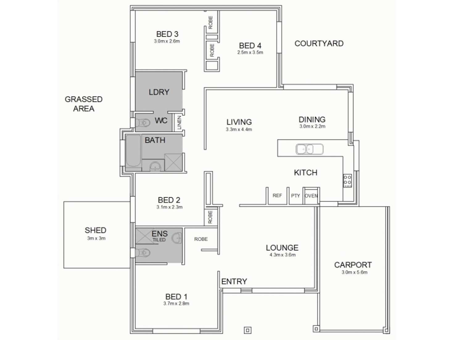 Floorplan of Homely house listing, Address available on request