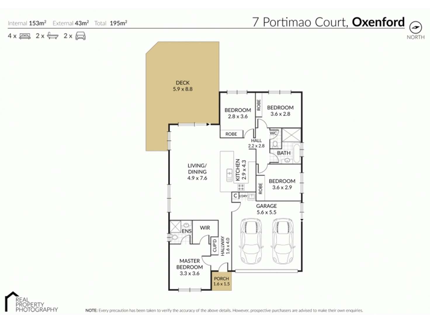Floorplan of Homely house listing, 7 Portimao Court, Oxenford QLD 4210