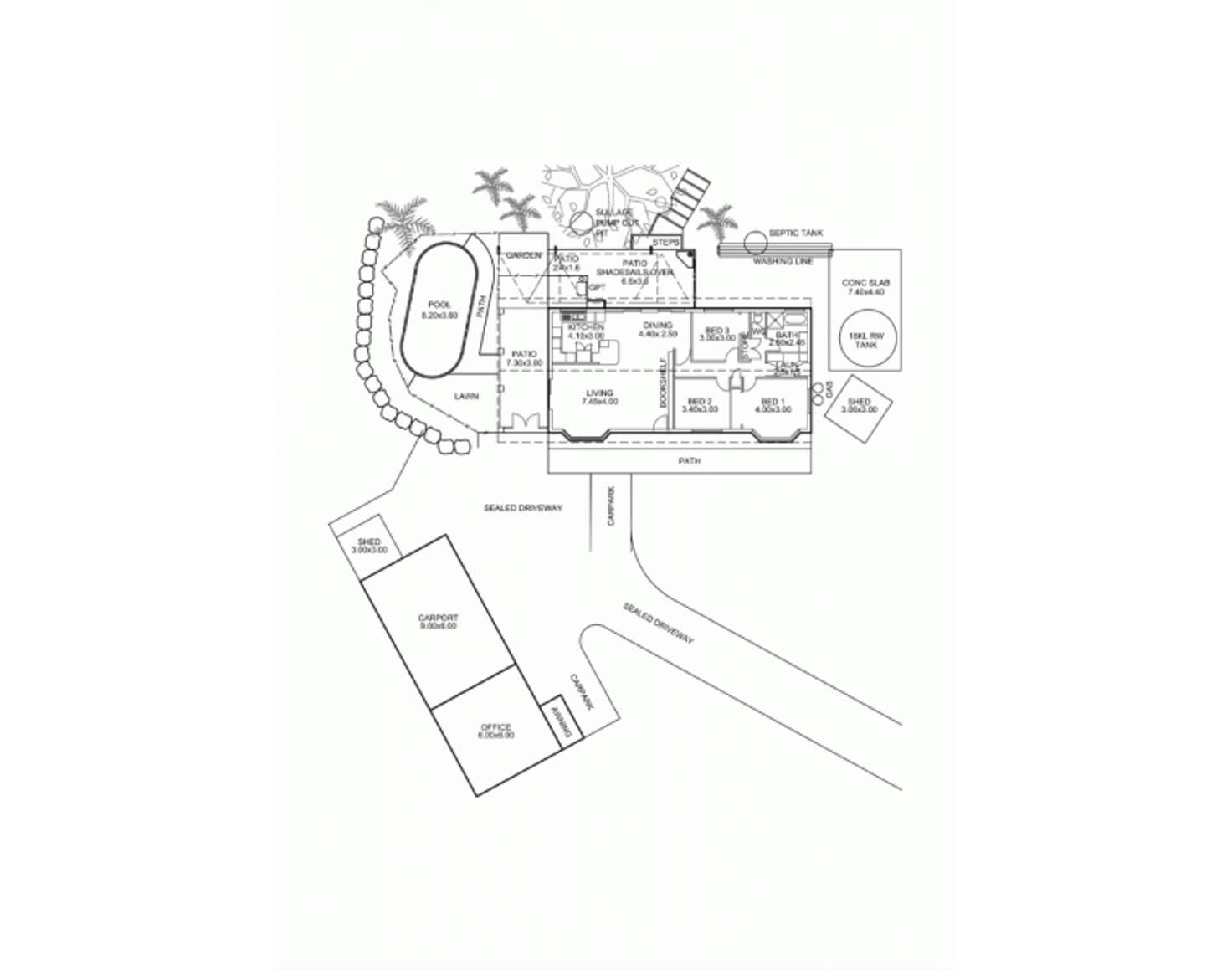 Floorplan of Homely acreageSemiRural listing, 72-84 Randwick Drive, Mundoolun QLD 4285