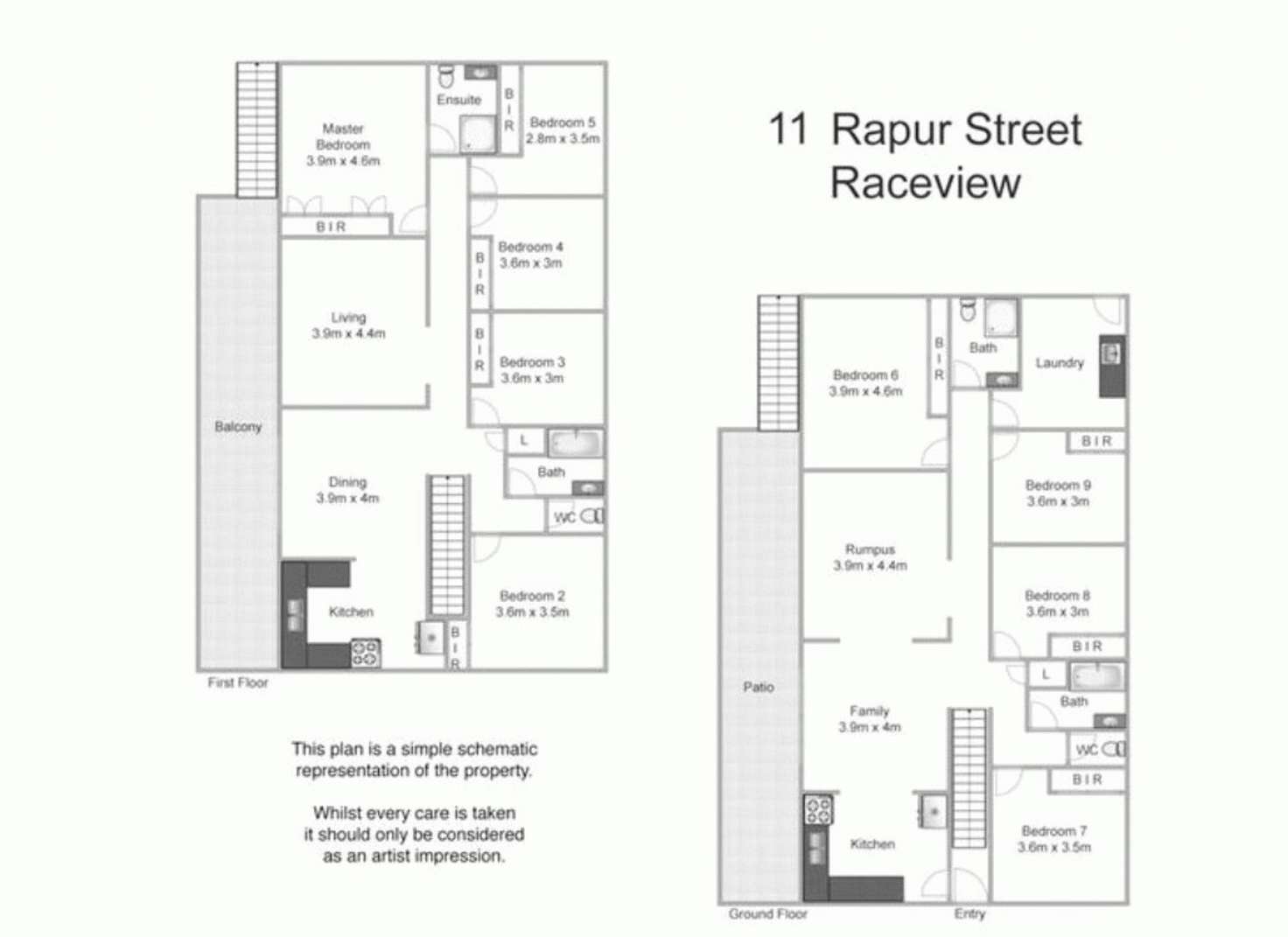 Floorplan of Homely house listing, 11 Rapur Street, Raceview QLD 4305