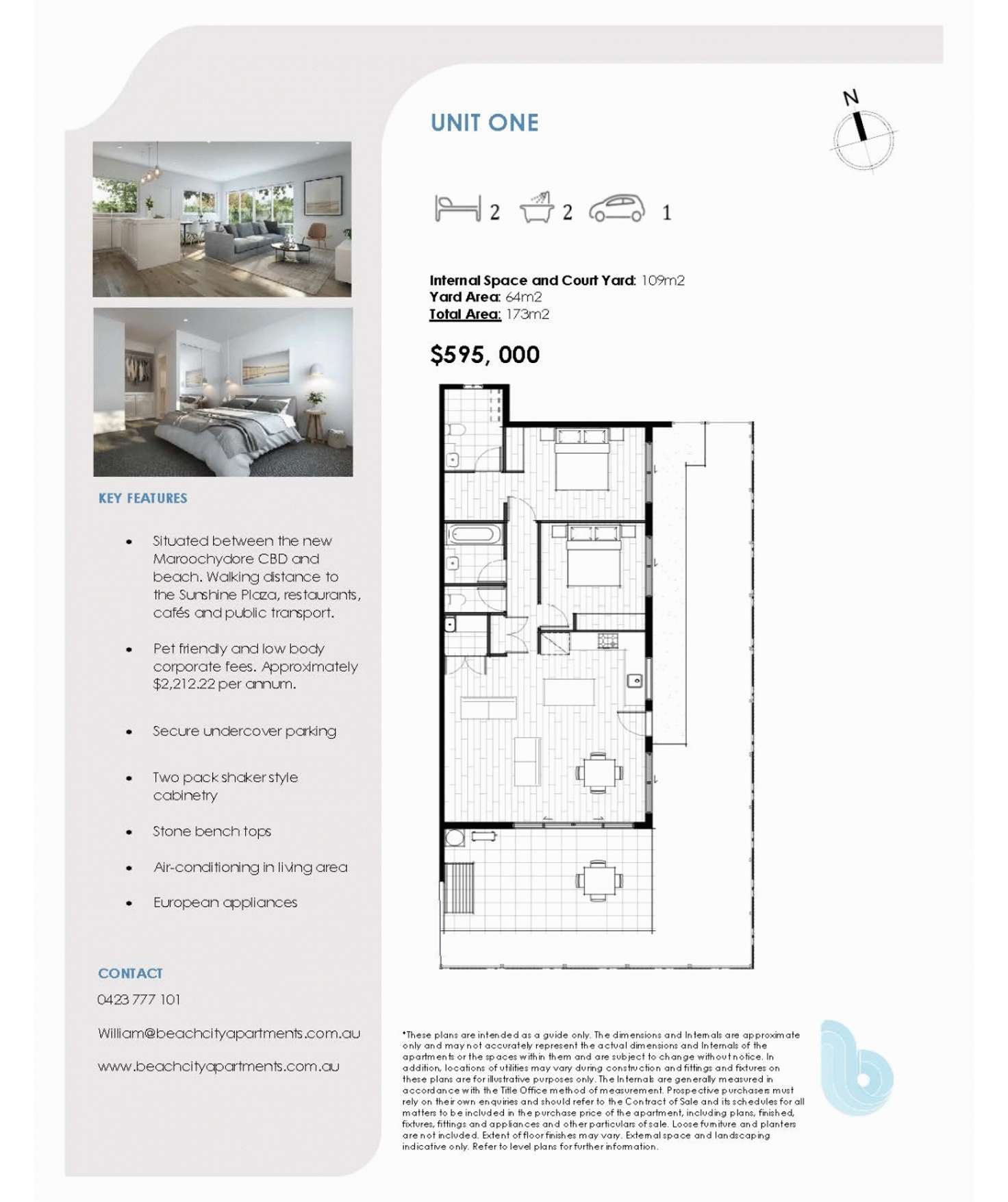 Floorplan of Homely apartment listing, 1/83 Parker Street, Maroochydore QLD 4558