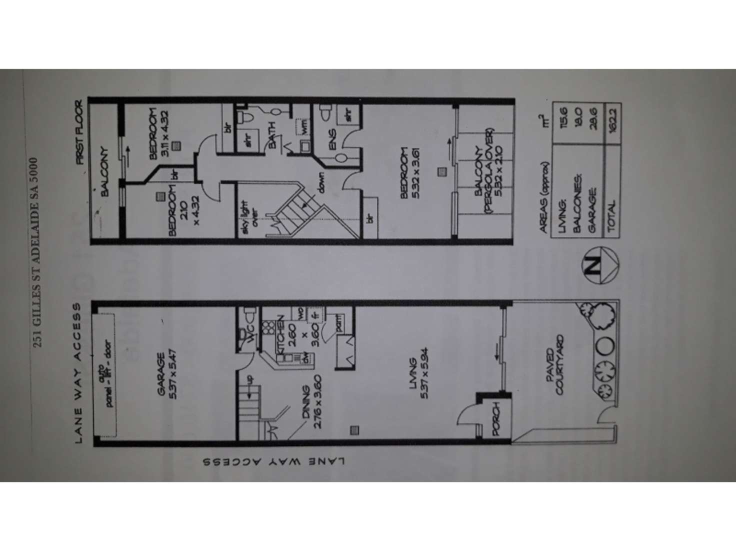 Floorplan of Homely townhouse listing, 251 Gilles Street, Adelaide SA 5000