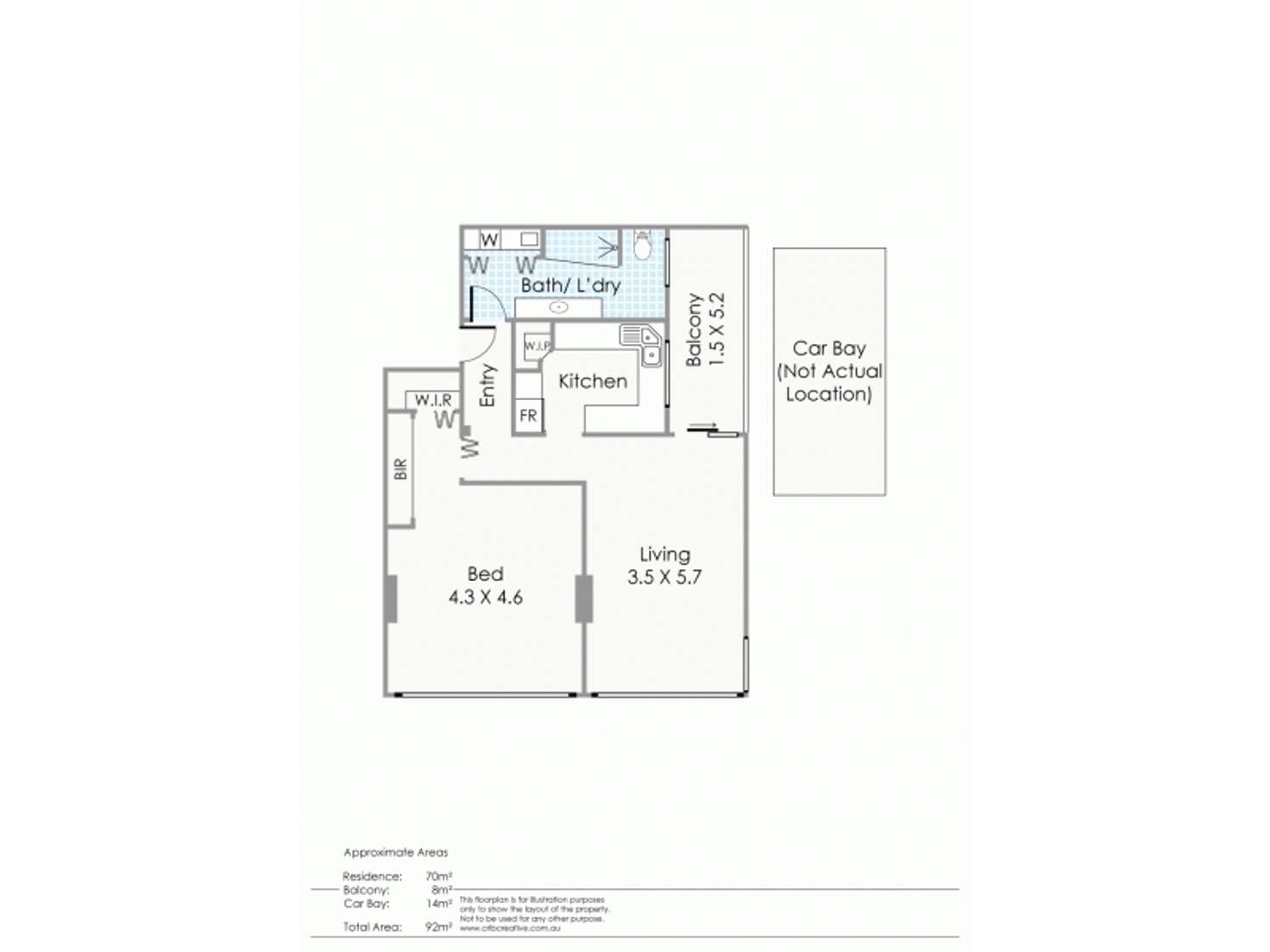 Floorplan of Homely apartment listing, 12/4 Crawley Avenue, Crawley WA 6009