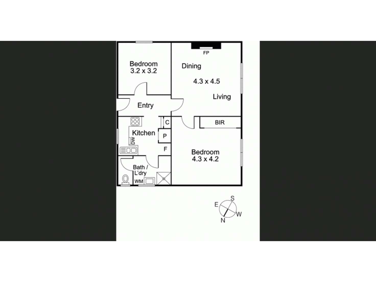 Floorplan of Homely apartment listing, 1/26 Mitford Street, St Kilda VIC 3182