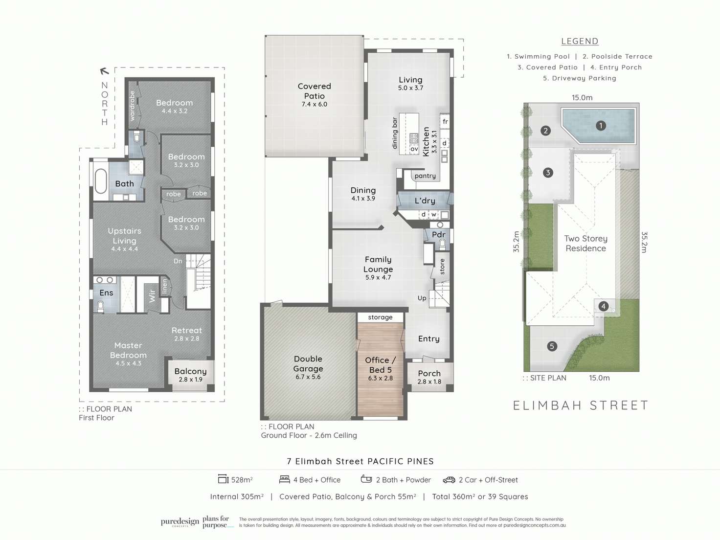 Floorplan of Homely house listing, 7 Elimbah Street, Pacific Pines QLD 4211