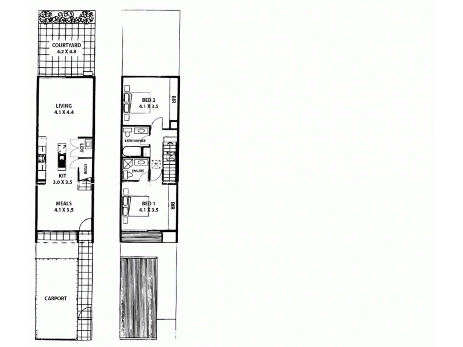 Floorplan of Homely townhouse listing, 20A Pope Street, Adelaide SA 5000