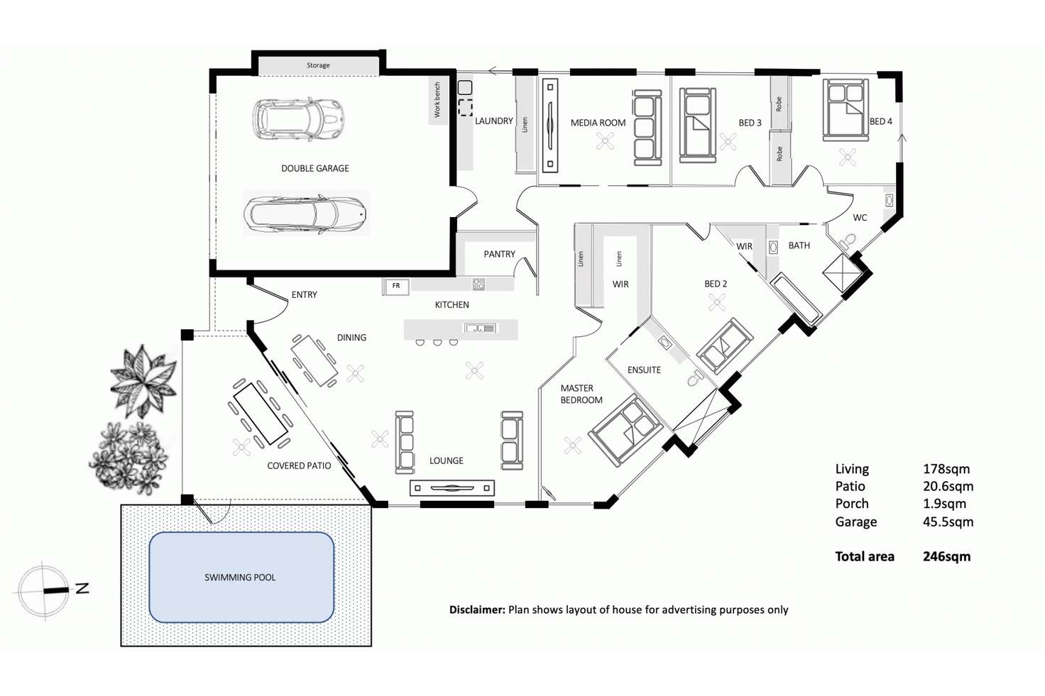 Floorplan of Homely house listing, 21 Morwong Close, Kanimbla QLD 4870