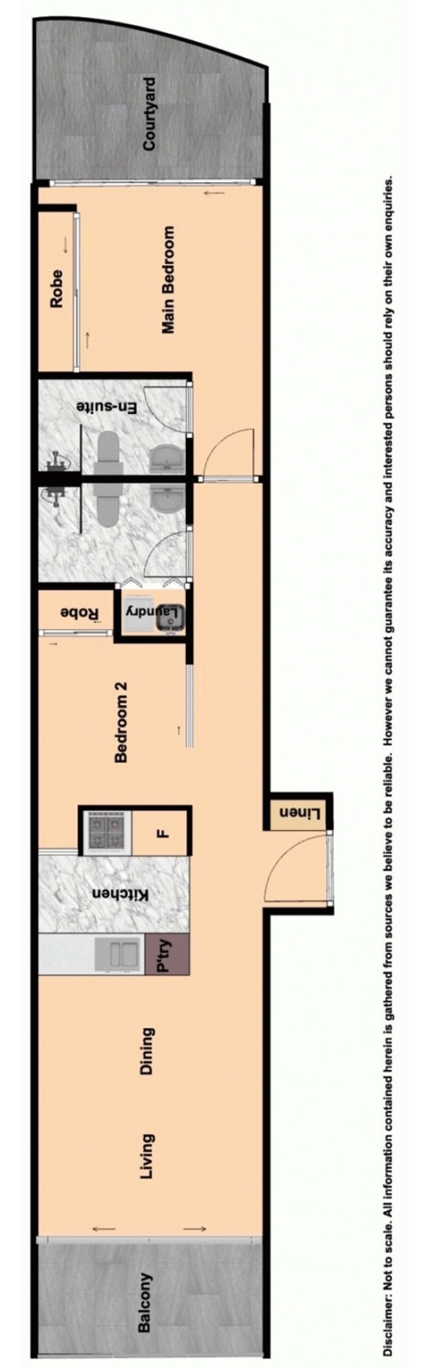 Floorplan of Homely apartment listing, 4/11 Trevillian Quay, Kingston ACT 2604