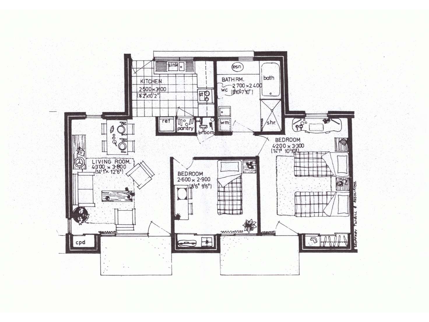 Floorplan of Homely unit listing, 8/25 The Glen Road, Bardwell Valley NSW 2207