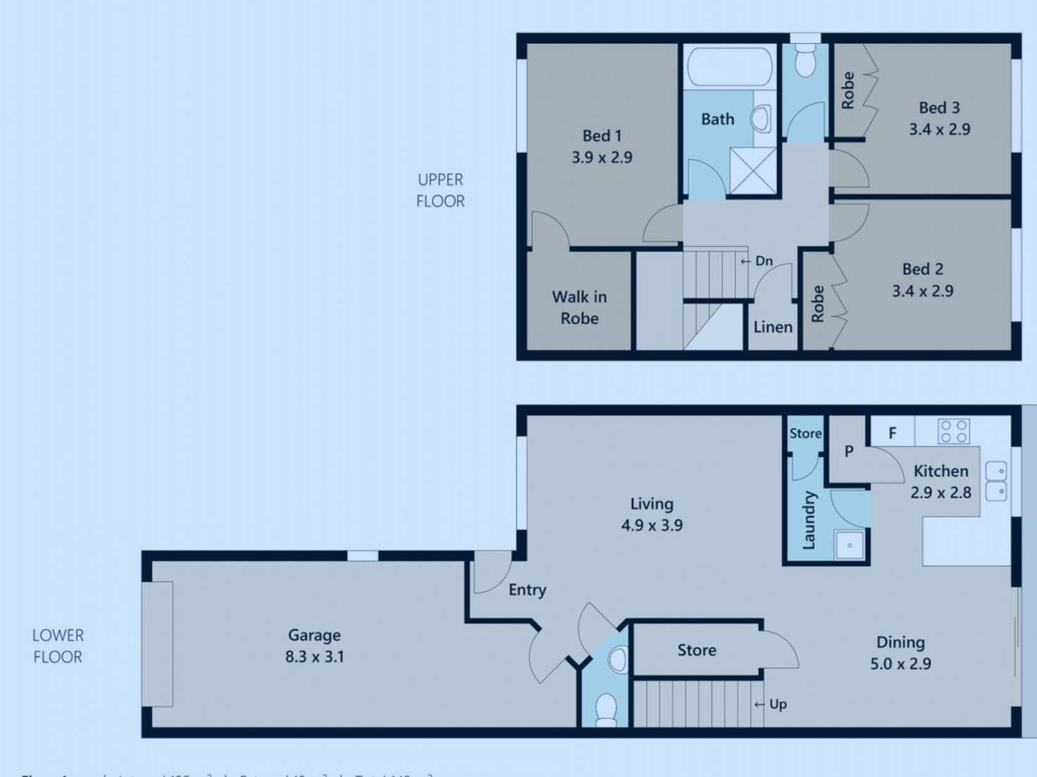 Floorplan of Homely townhouse listing, 7/154 Frasers Road, Mitchelton QLD 4053