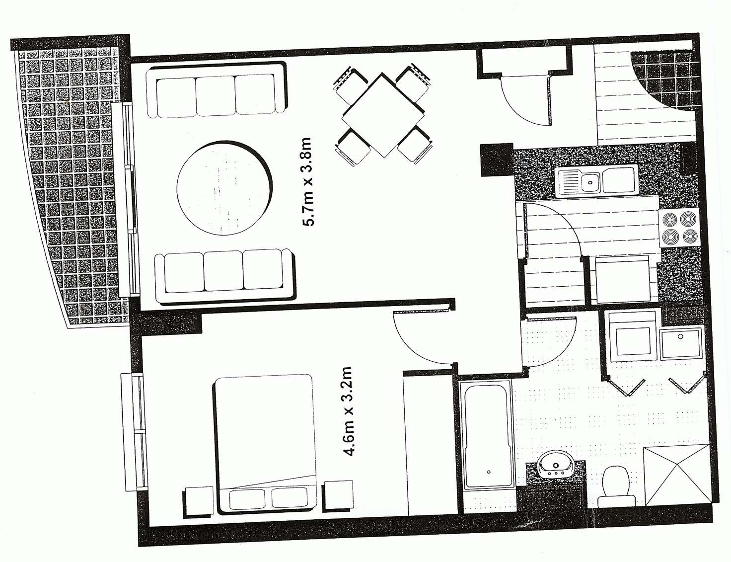 Floorplan of Homely apartment listing, 24/1 Katherine Street, Chatswood NSW 2067