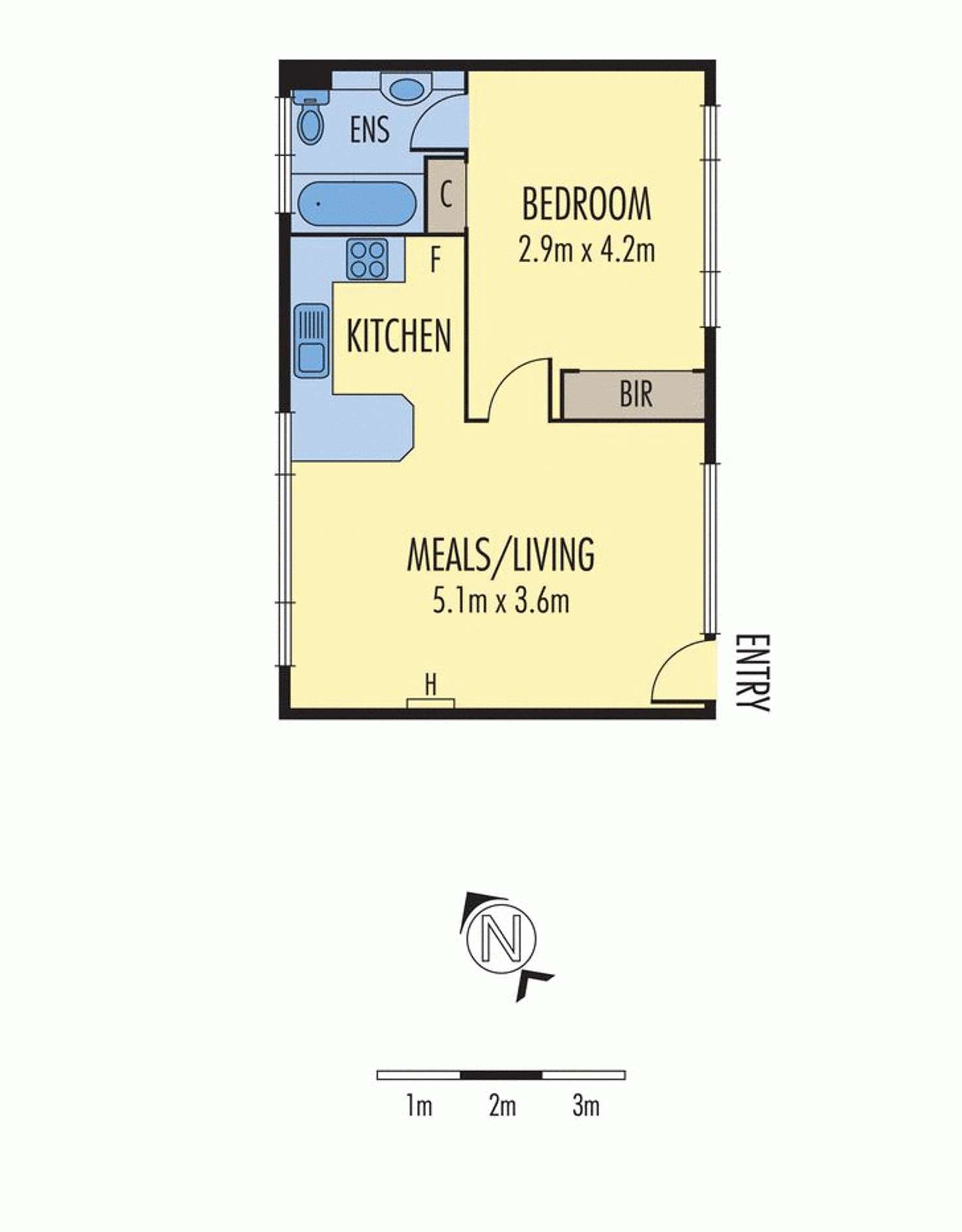 Floorplan of Homely apartment listing, 4/31 York Street, St Kilda West VIC 3182