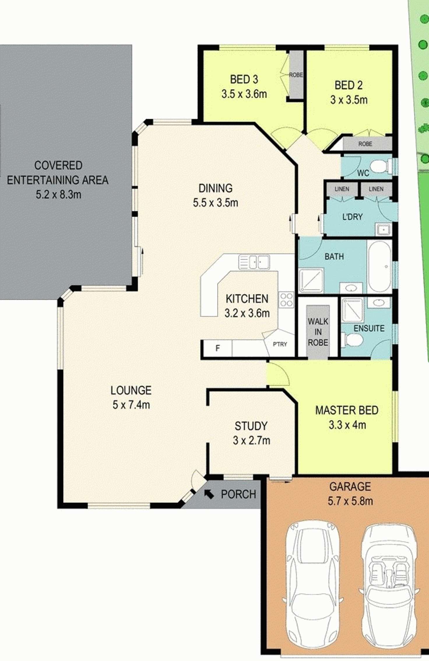 Floorplan of Homely house listing, 107 Summerfield Avenue, Quakers Hill NSW 2763