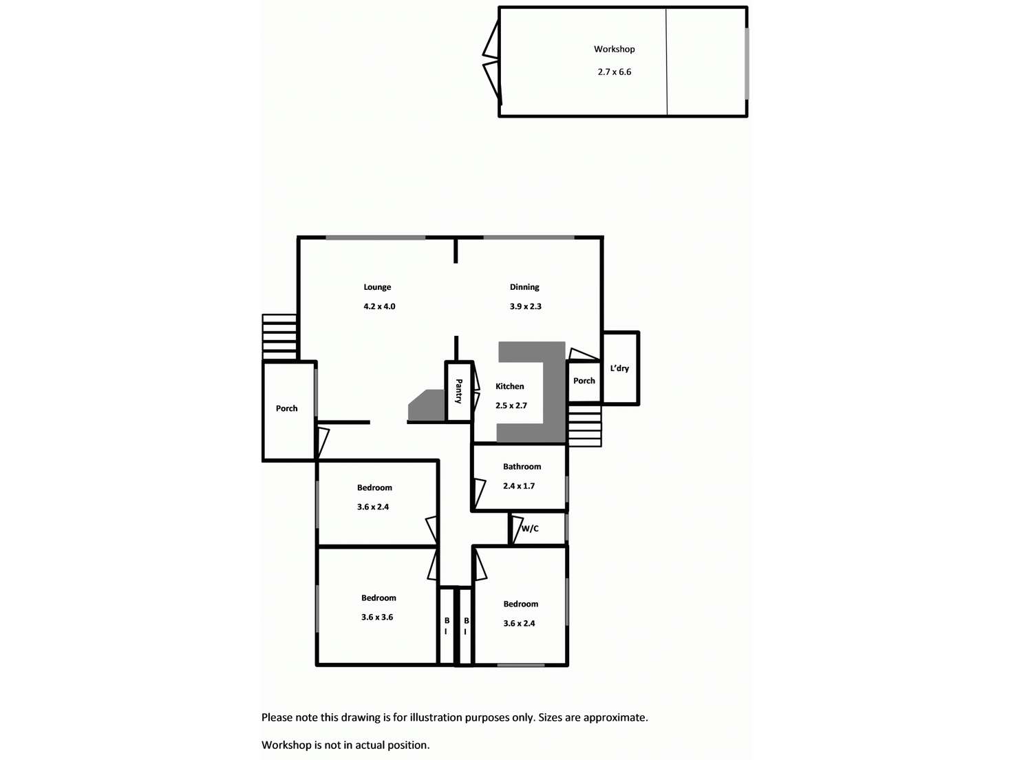 Floorplan of Homely house listing, 18 Bilinga Street, Mornington TAS 7018