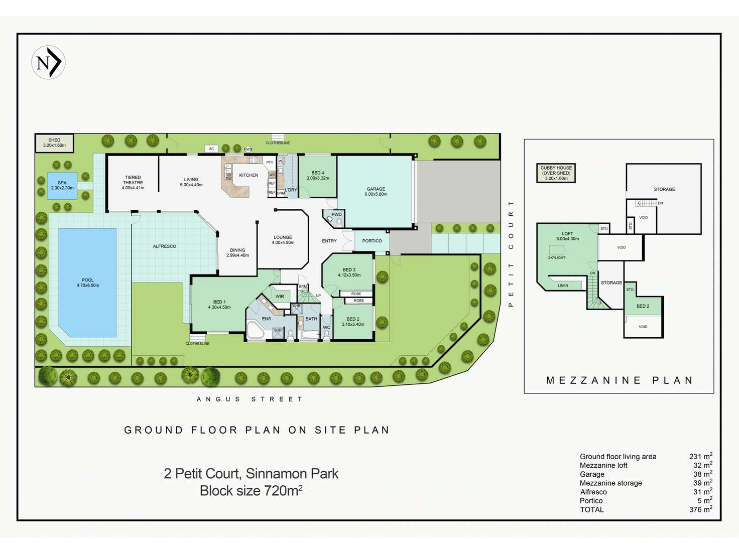 Floorplan of Homely house listing, 2 Petit Court, Sinnamon Park QLD 4073