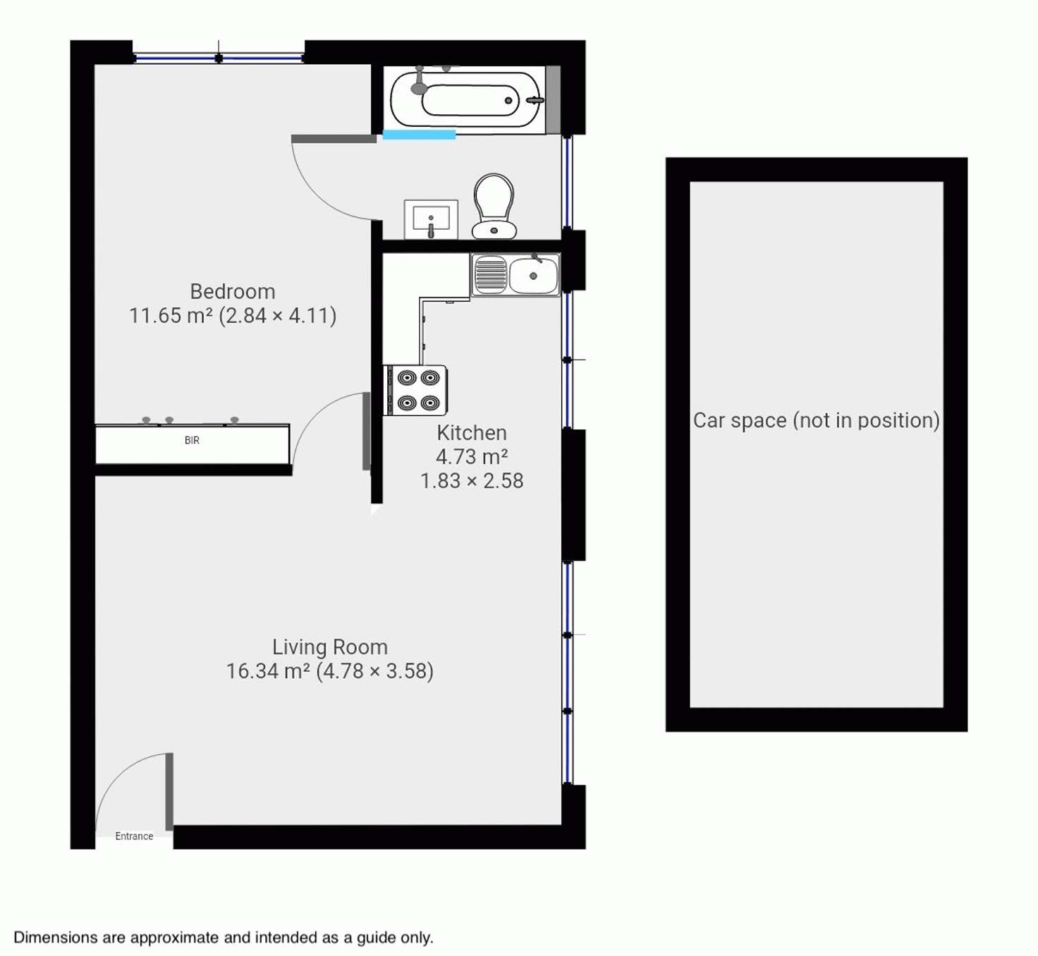 Floorplan of Homely flat listing, 10/125 Separation Street, Northcote VIC 3070